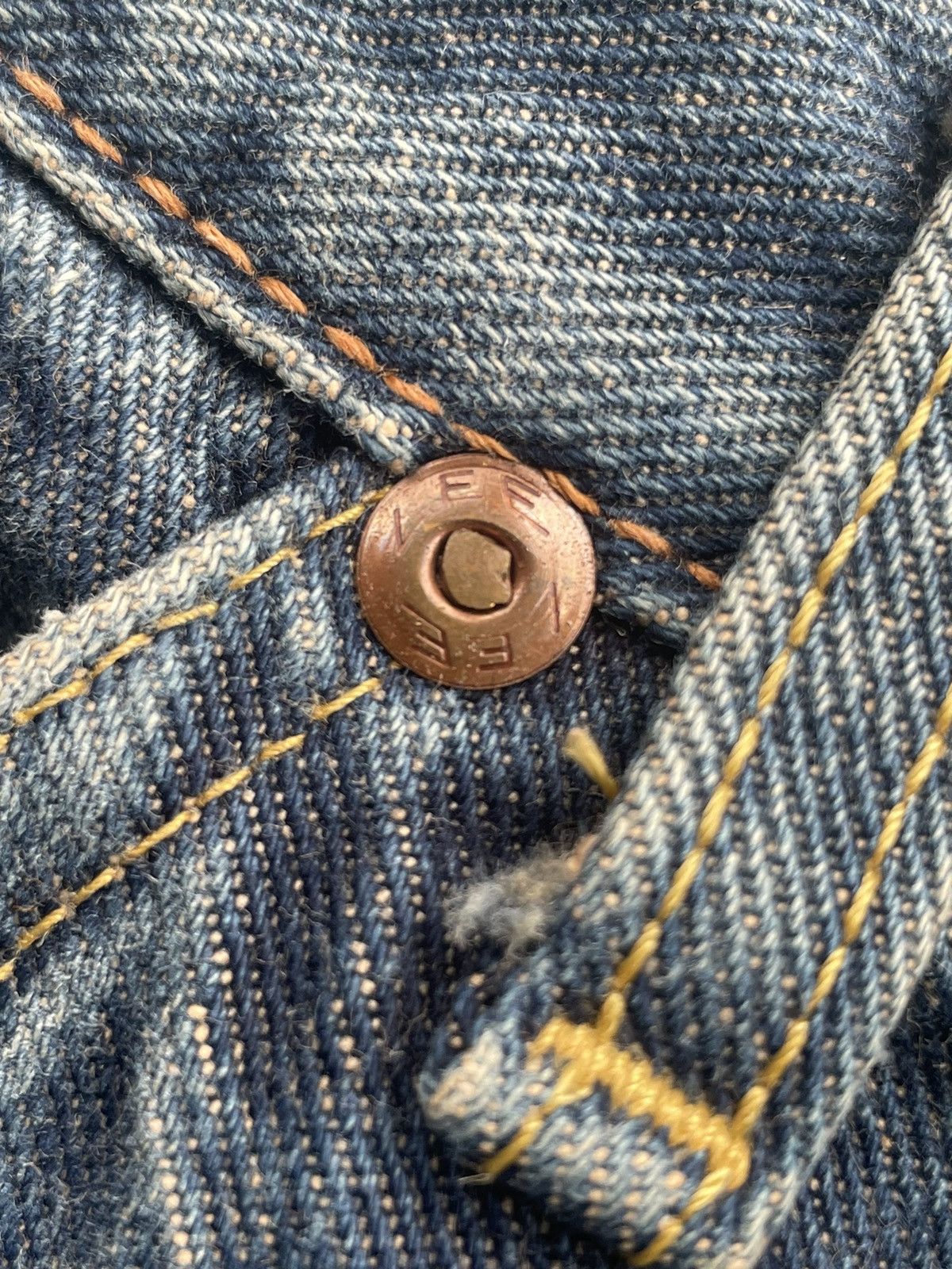 Lee × Vintage Vintage Miss Lee Riders Half Selvedge Denim Size 29" - 18 Thumbnail