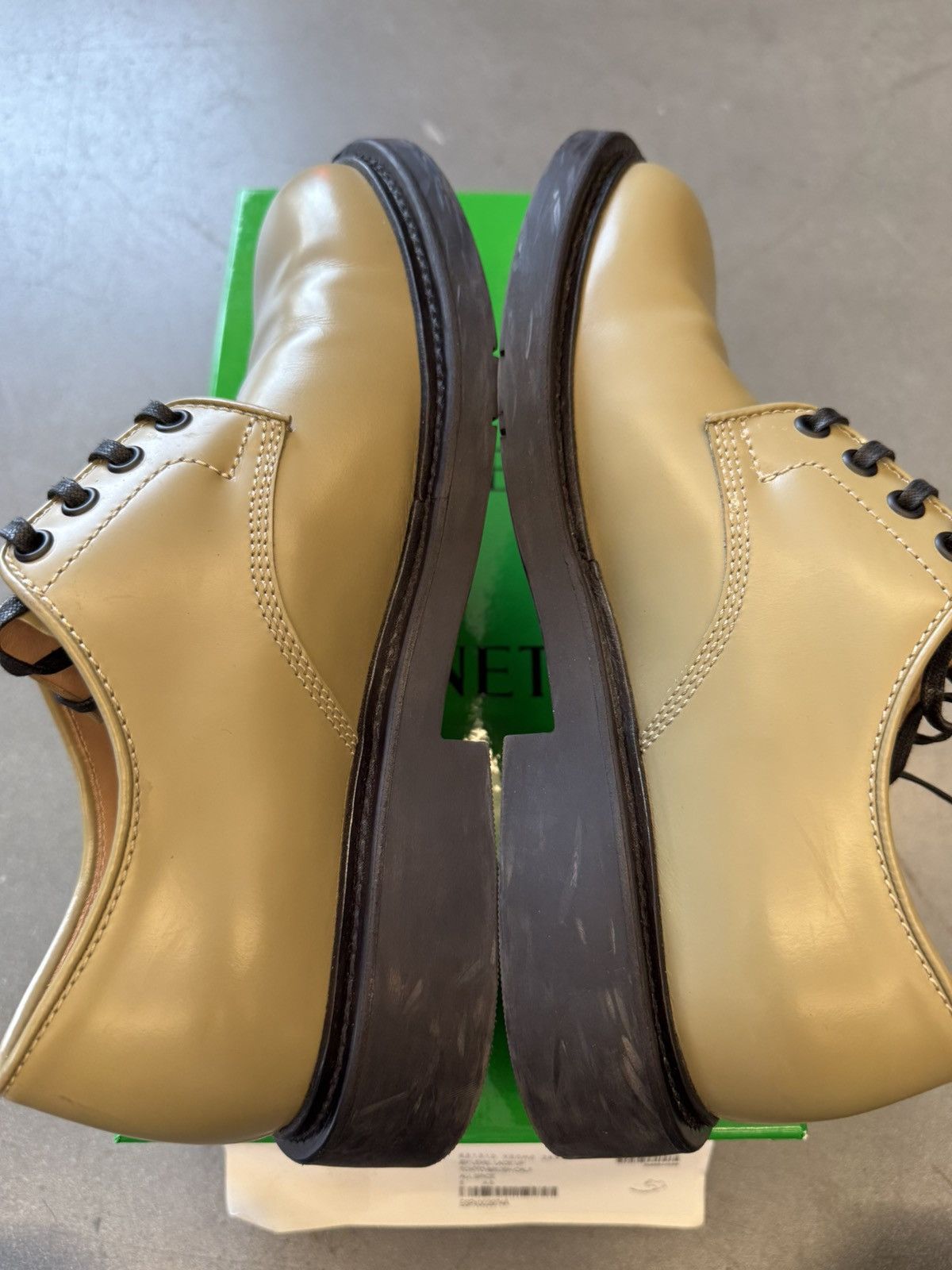 Bottega Veneta Bottega Veneta BV Level Lace Up Tokyo Brush Calf Derbys Size US 10 / IT 40 - 3 Thumbnail