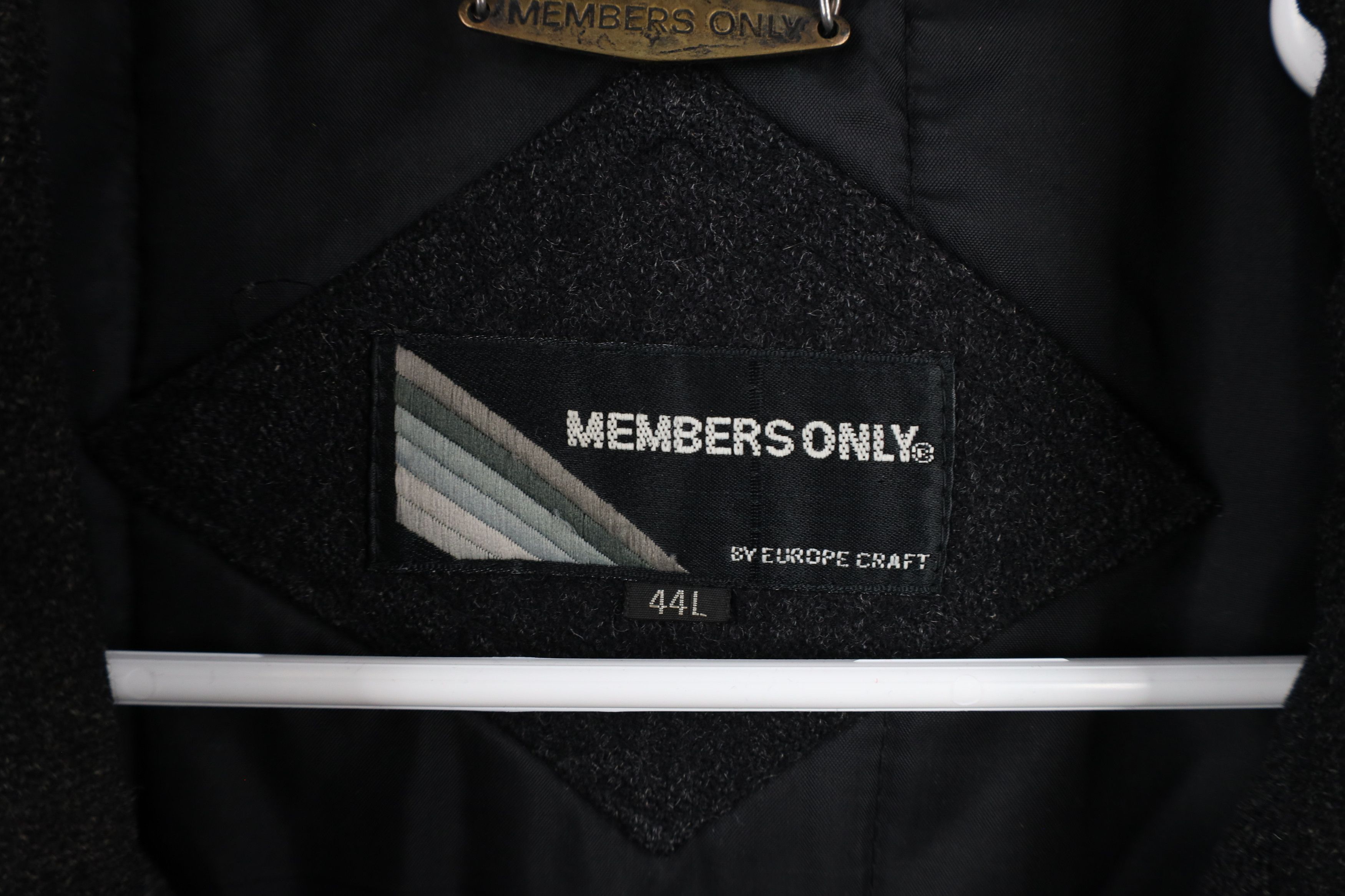 Members Only × Vintage Vintage 80s 90s Members Only Full Zip Bomber Jacket Gray Size US XL / EU 56 / 4 - 8 Thumbnail