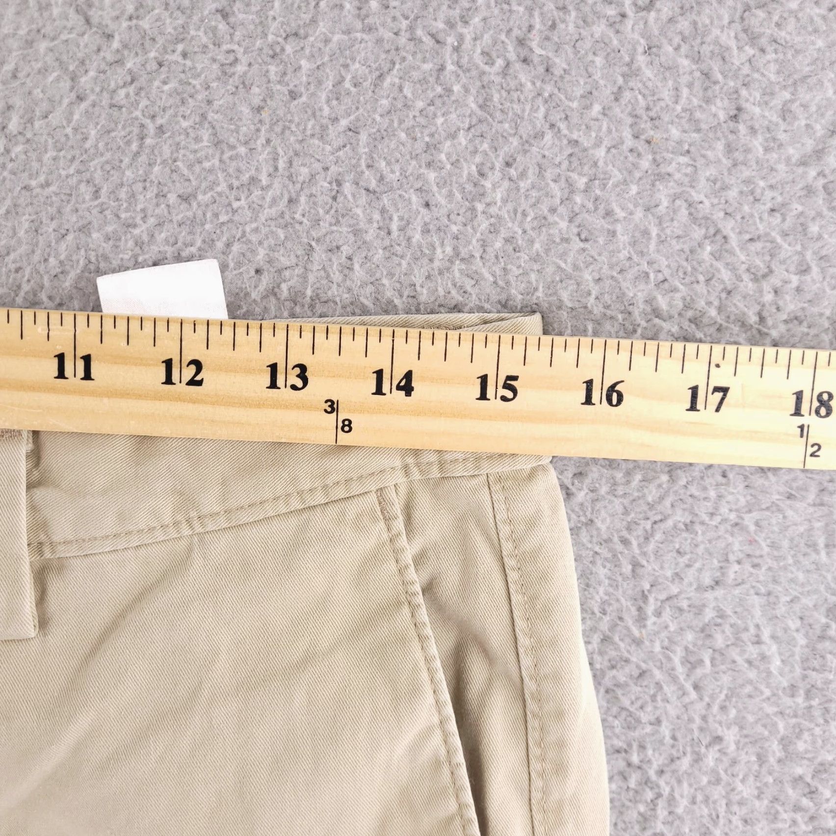 Banana Republic Banana Republic Shorts Mens 29 Chino Beige Tan Flat Front 9" Inseam Casual Cotton Solid Modern 9" Inseam Mens Size US 29 - 6 Thumbnail