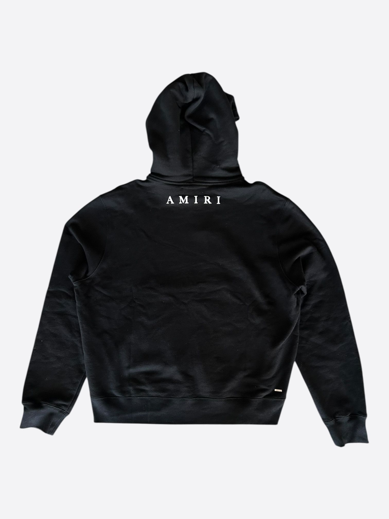 Amiri Amiri Black & White Mini MA Bar Logo Hoodie Size US XL / EU 56 / 4 - 2 Thumbnail