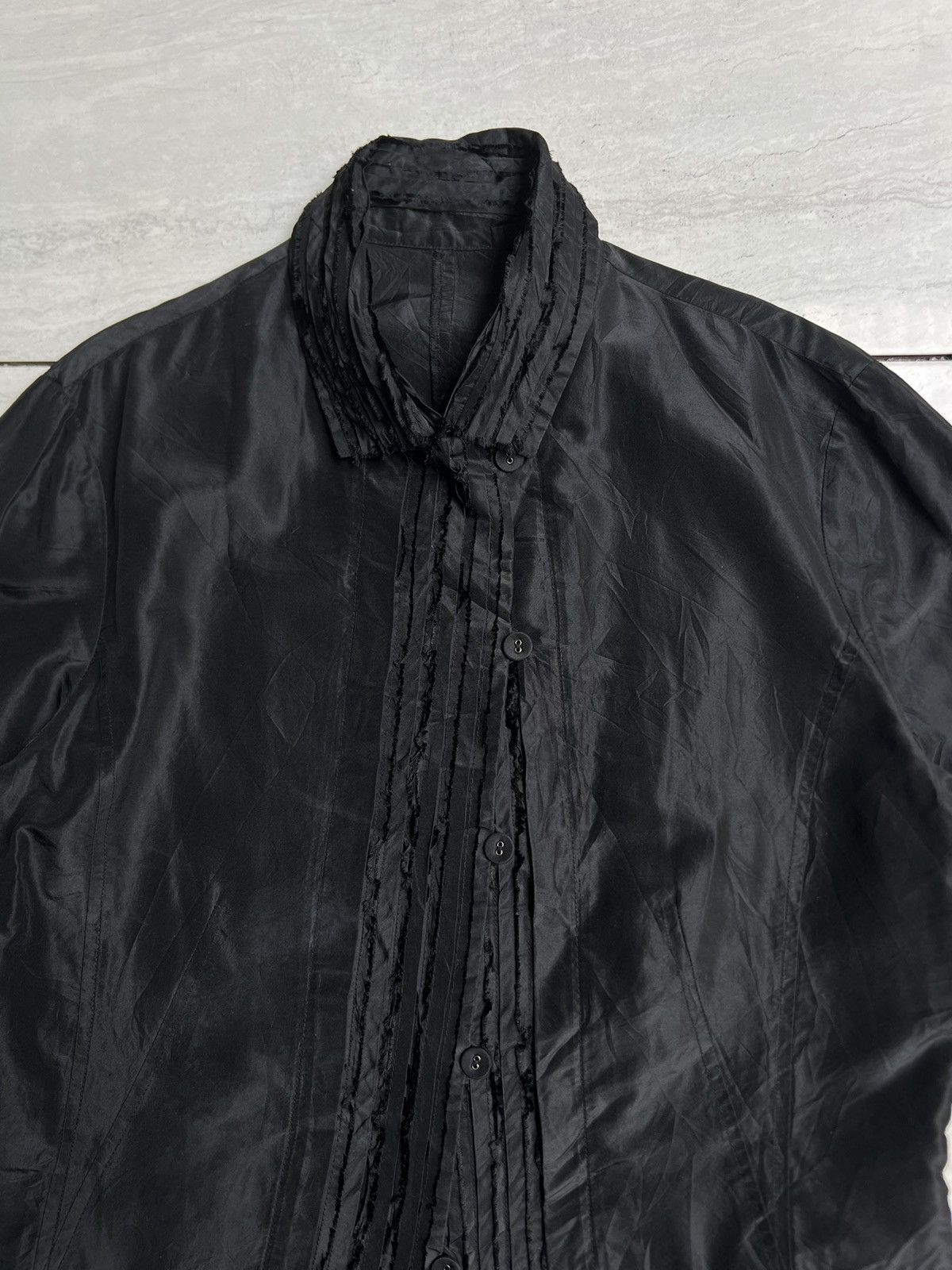 Hiroko Koshino Homme HIROKO BIS HIROKO KOSHINO Black Shirt Size US S / EU 44-46 / 1 - 8 Thumbnail