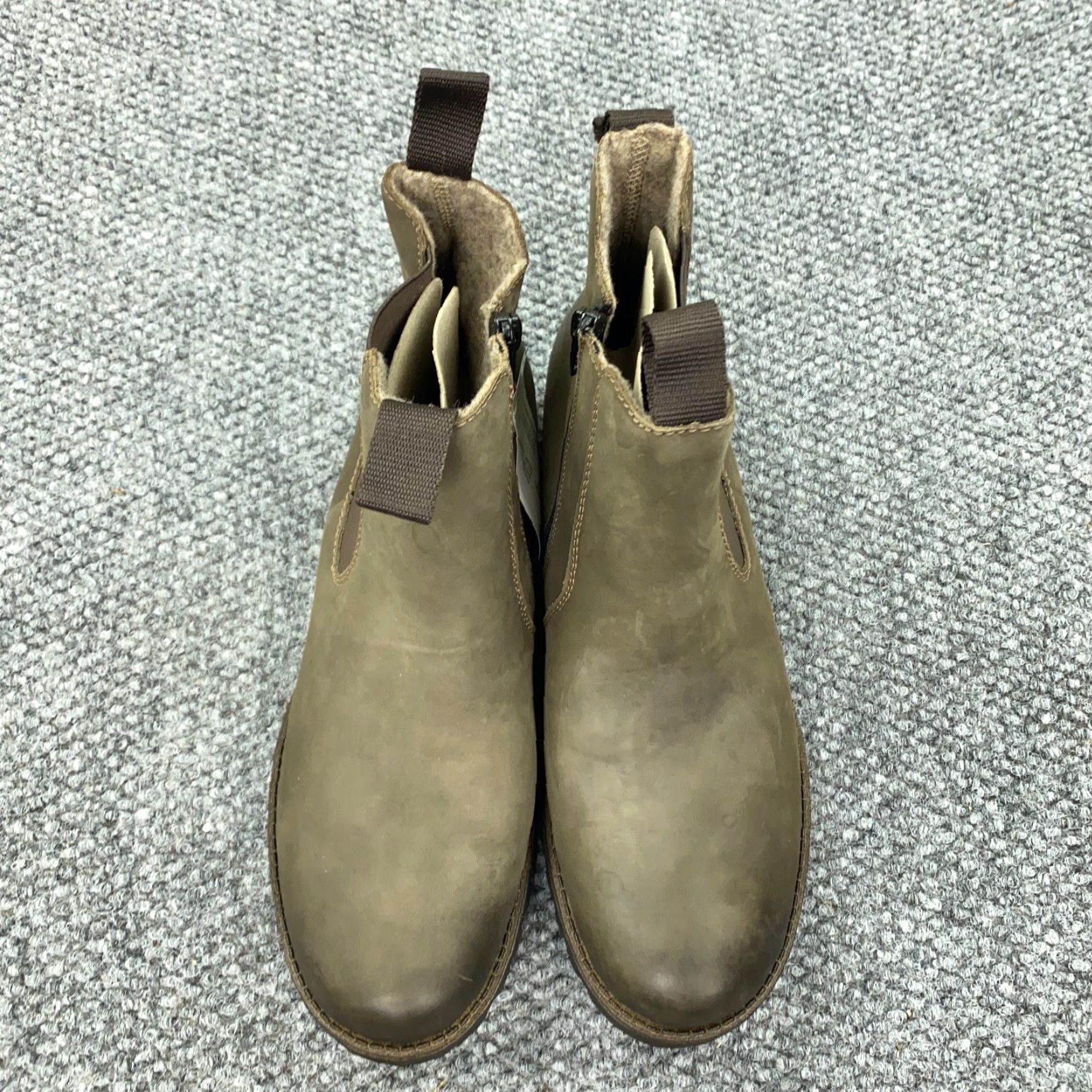 Rieker VINTAGE Rieker Chelsea Boots Women Size 10 Brown Leather Ankle Zip Flat Casual Winter Size US 10 / IT 40 - 5 Thumbnail