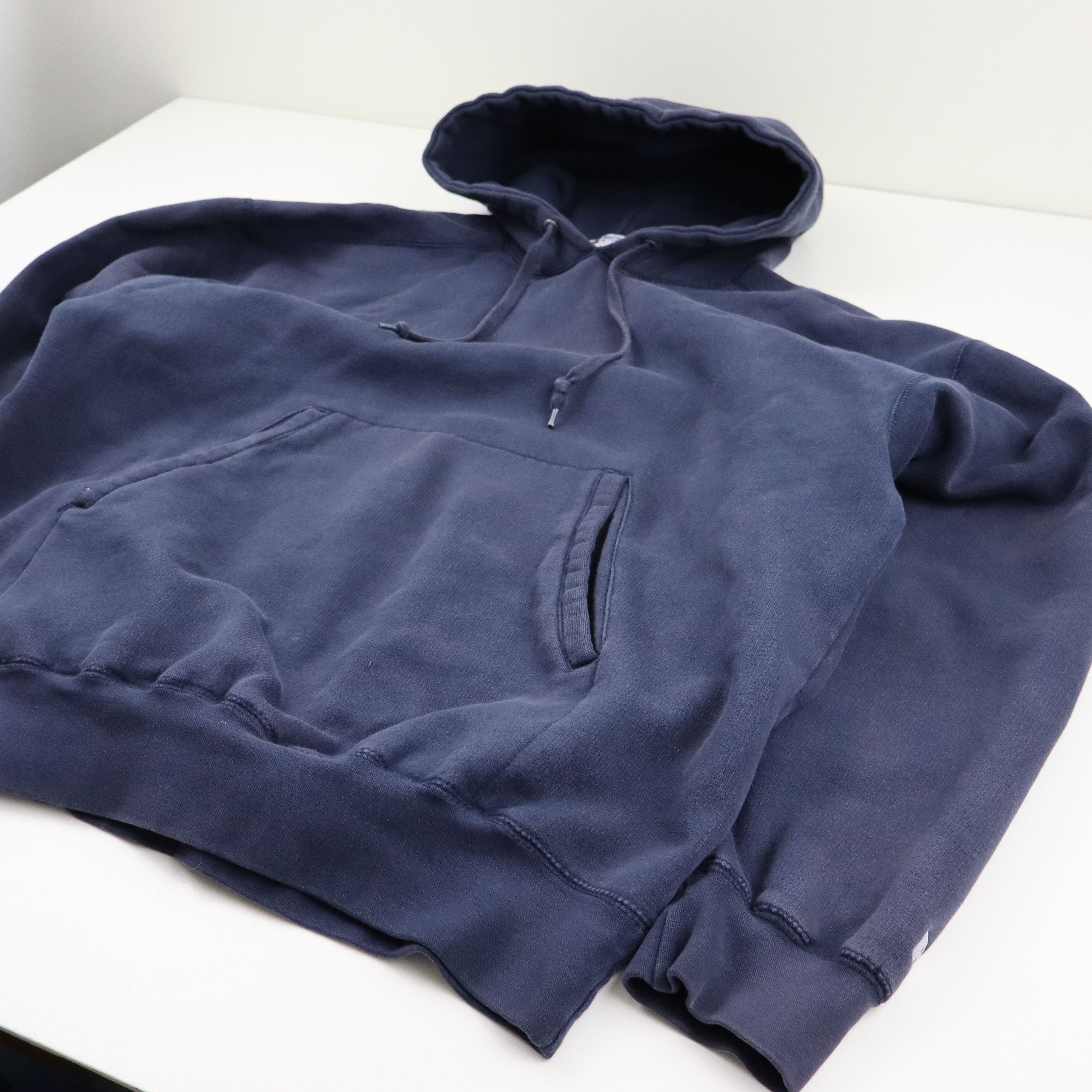 Russell Athletic × Vintage Russell Baggy Grunge Faded Heavyweight Hoodie Mens Large Y2K Size US L / EU 52-54 / 3 - 5 Thumbnail