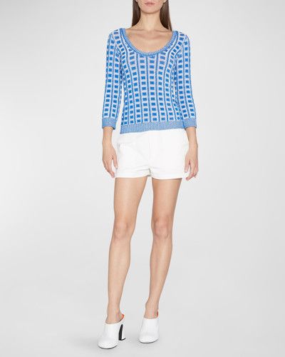 Marni o1srvl11e0624 Crewneck in Blue Size M / US 6-8 / IT 42-44 - 2 Thumbnail