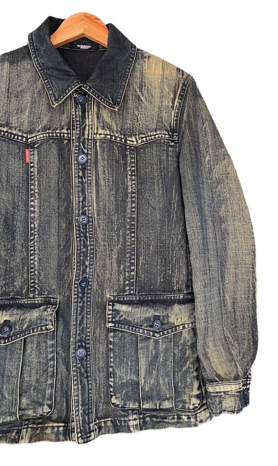 If Six Was Nine Rare TORNADO MART Denim Jacket Button (M) Size US M / EU 48-50 / 2 - 2 Thumbnail