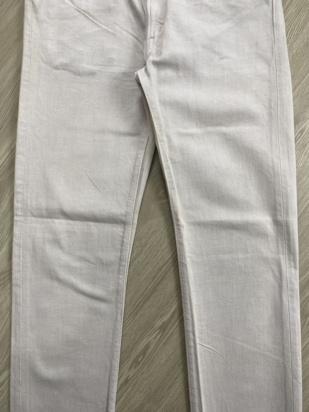 Evan Kinori × Orslow Vintage Orslow Japan Broken White Straight Jeans Size US 29 - 5 Thumbnail