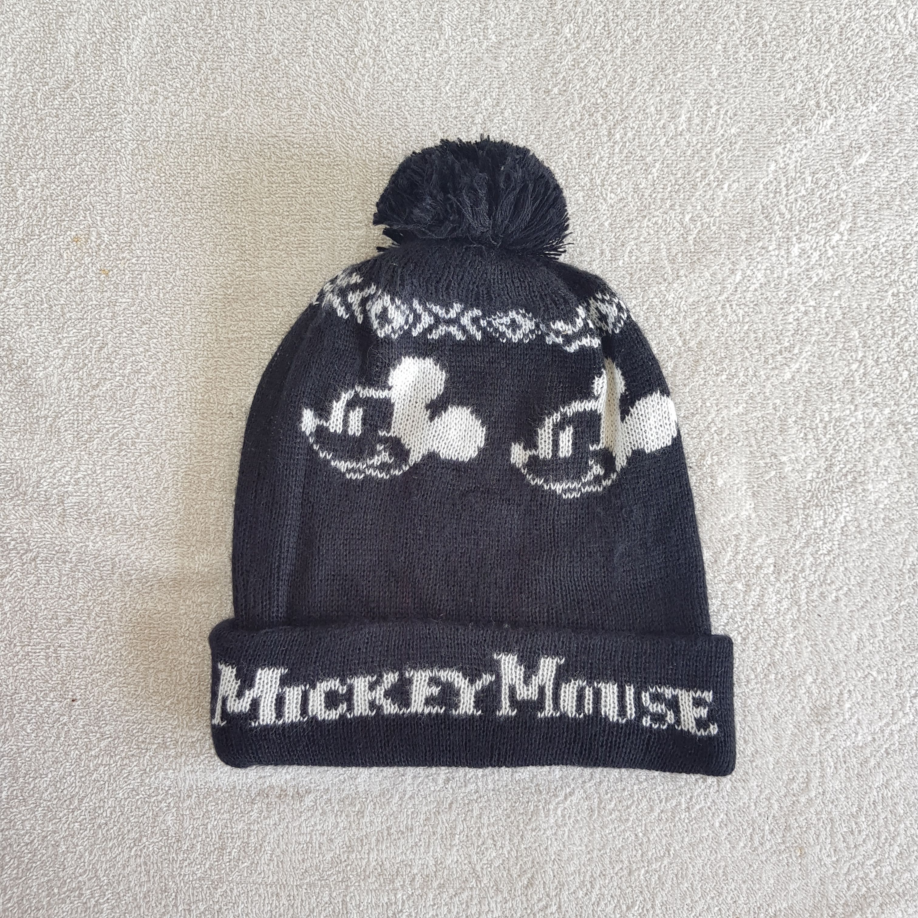 Disney Vintage Mickey Mouse eanie Disney Cartoon Snow Caps Hats. Size ONE SIZE - 5 Thumbnail
