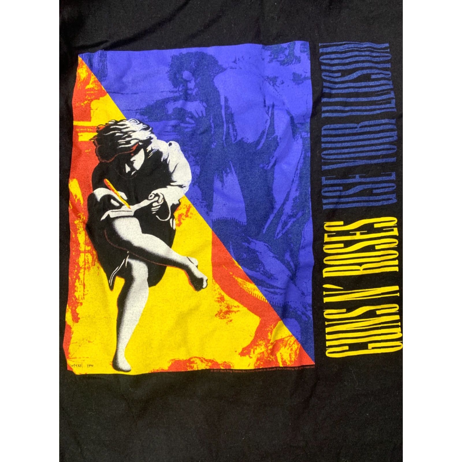 Gildan GUNS N ROSES Shirt Mens 2017 Gildan Size L Black Short Sleeve 100% Cotton Hard Rock Tee Latest Decade 2010s Size US L / EU 52-54 / 3 - 3 Thumbnail