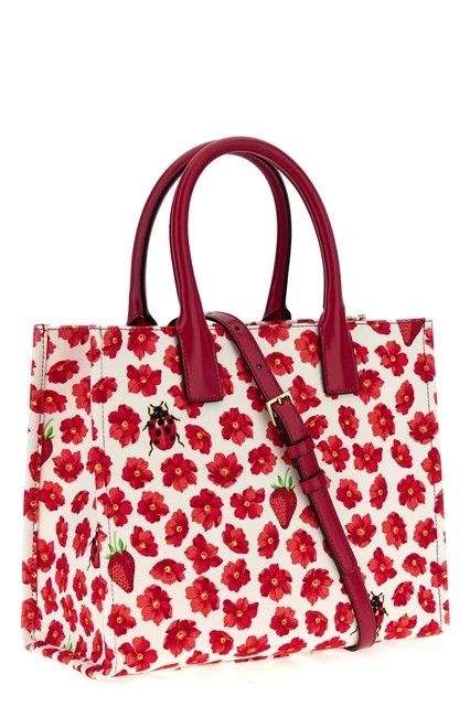 Versace VERSACE La Medusa Small Red Canvas Tote New & Auth. Size ONE SIZE - 2 Thumbnail