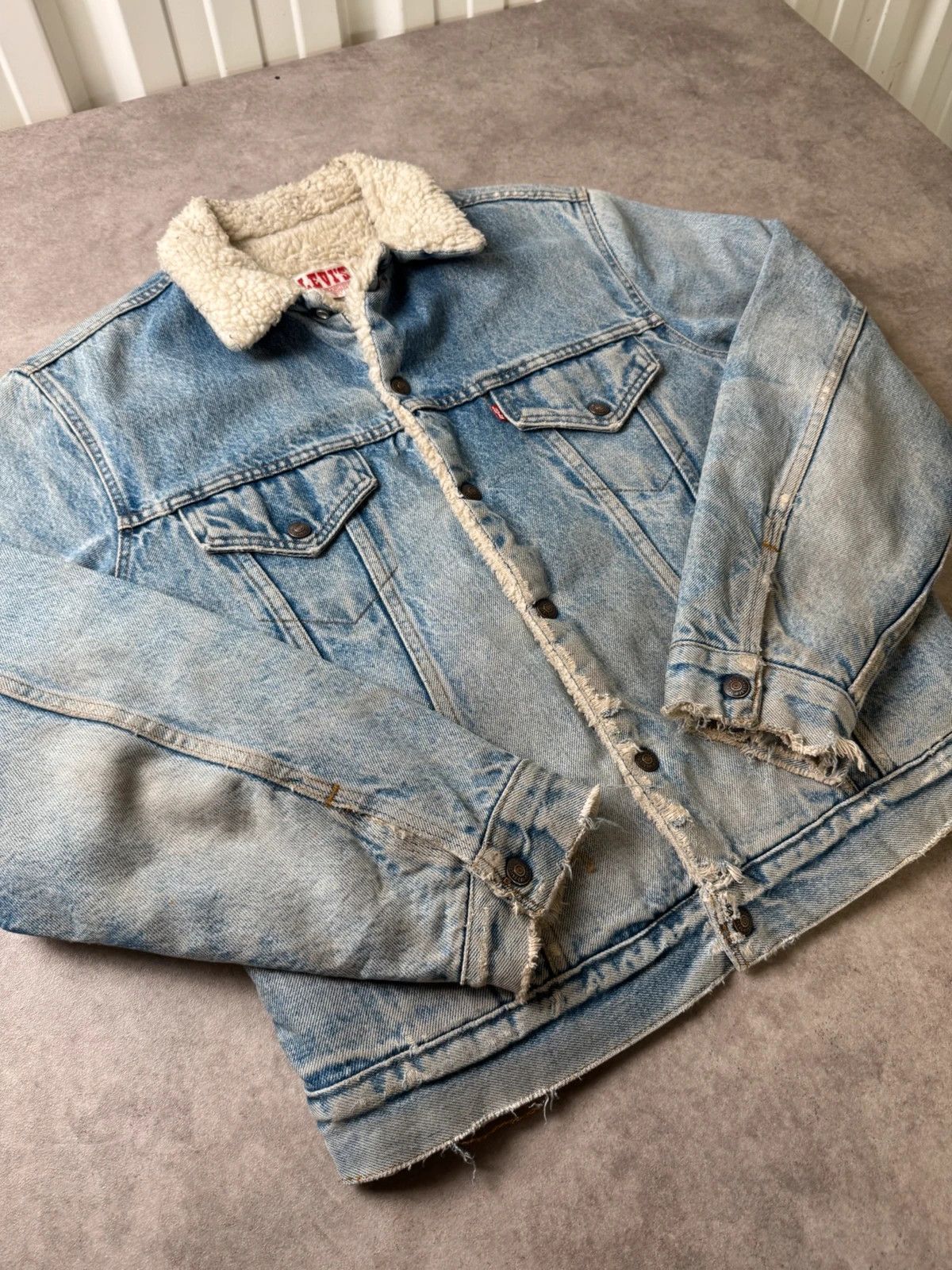 Levi's Veste Jean Levi's Type III trucker 71608 Made In USA 1980 Size US M / EU 48-50 / 2 - 3 Thumbnail