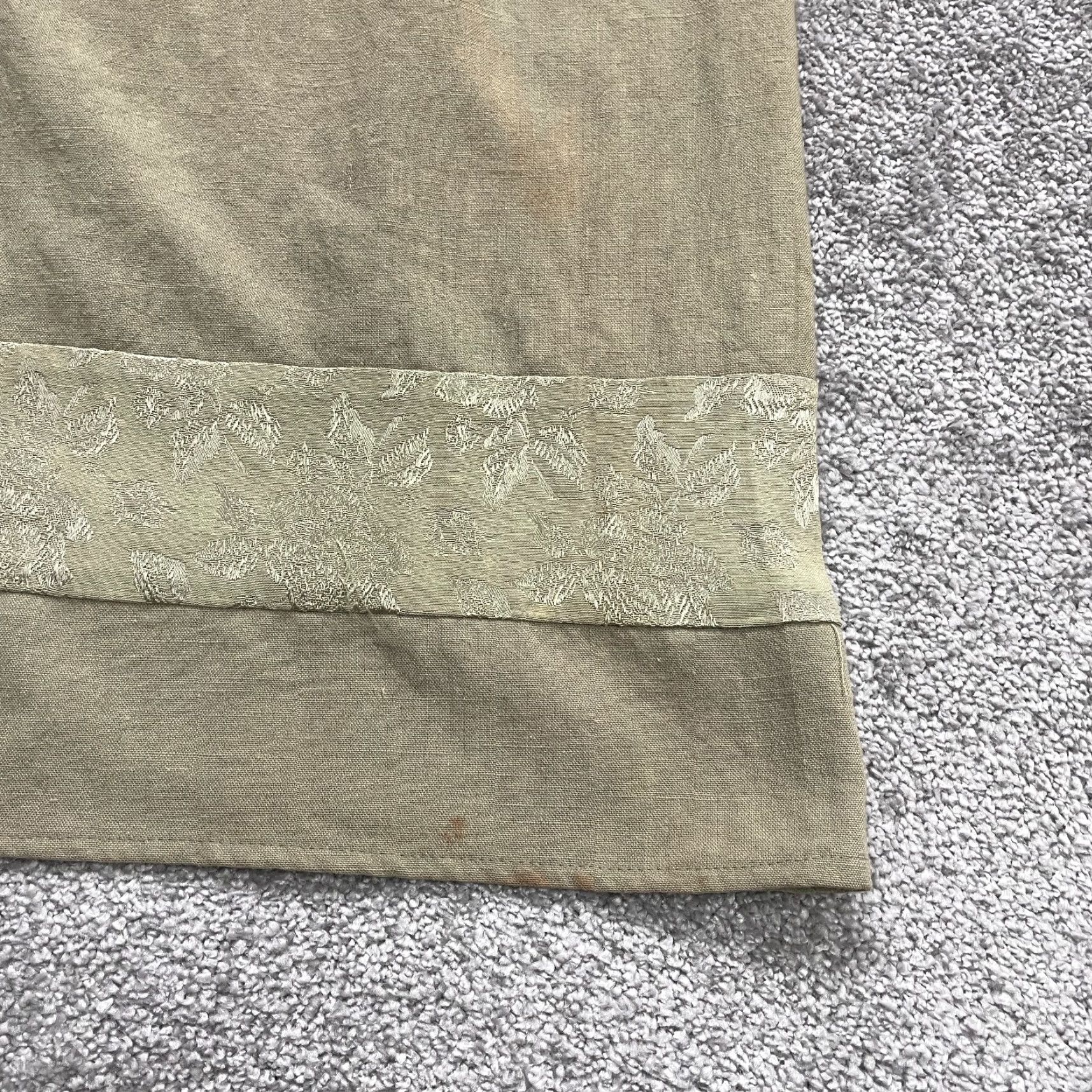 4SDESIGNS Decade Designs Dress Women Vintage Yes Large A-Line Floral Green Long Sleeveless Round Neck Knitted Cotton Polyester Knit Lined Casual Party/Cocktail Size L / US 10 / IT 46 - 3 Thumbnail