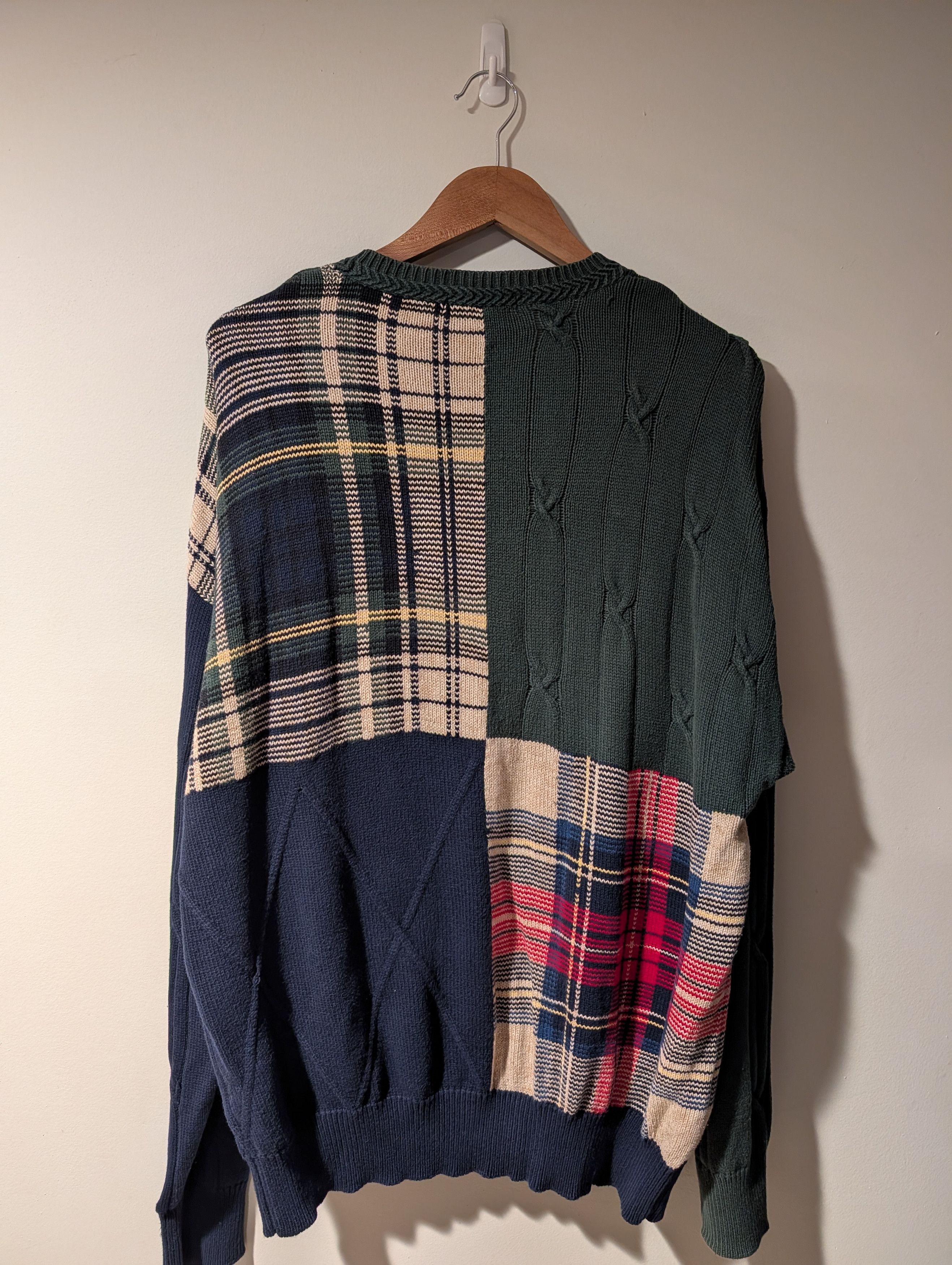 Nautica Vintage 90s Nautica Cozy Green Large Knitted Sweater Size US L / EU 52-54 / 3 - 5 Thumbnail