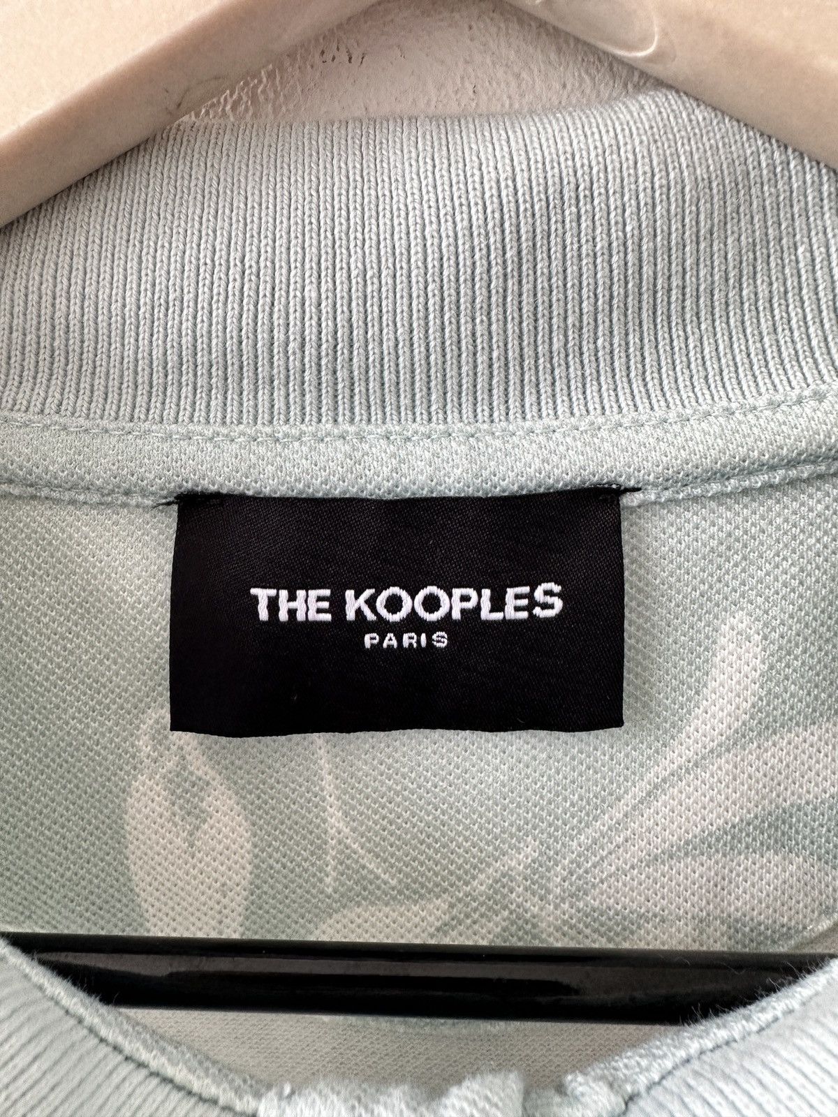 The Kooples THE KOOPLES Paris S Polo Shirt Blue Floral Flower Print Size US S / EU 44-46 / 1 - 6 Thumbnail