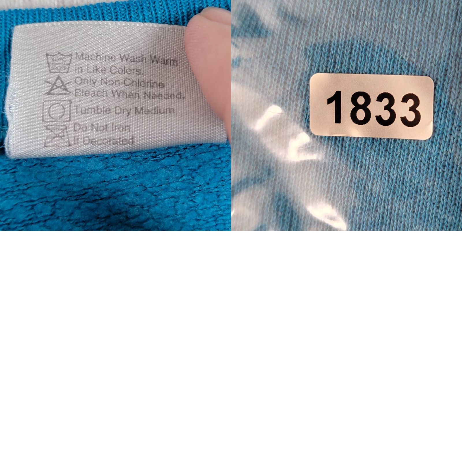 Hanes VINTAGE Hanes Sweatshirt Women XL Blue Bear 90s Pullover Crew Neck Long Sleeve Casual Size XL / US 12-14 / IT 48-50 - 10 Thumbnail