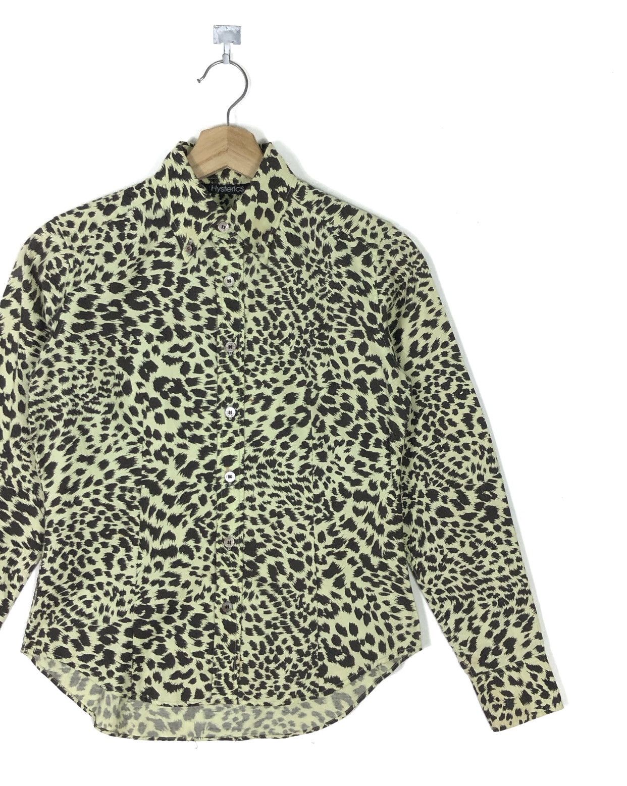 Hysteric Glamour RARE🔥VINTAGE HYSTERIC LEOPARD PRINT BUTTON UPS Size S / US 4 / IT 40 - 3 Thumbnail