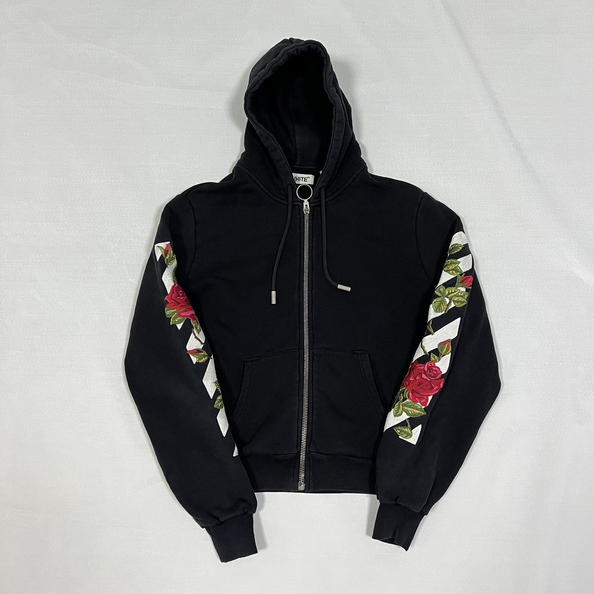 Open Archive Flora Boxy Hoodie Off White
