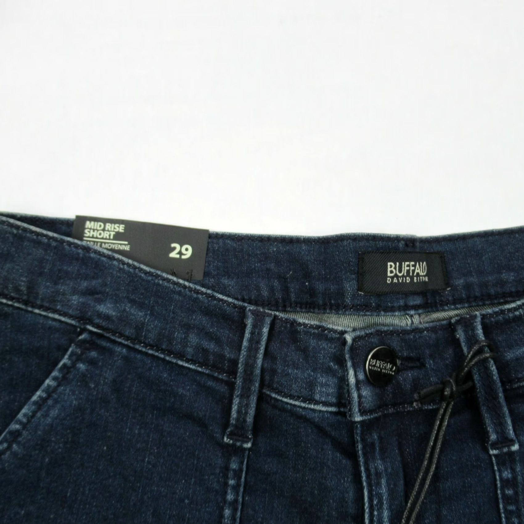 Denime Buffalo Shorts Womens 29 Denim Mid Rise Short Blue Casual Pockets Outdoors Size 29" - 2 Thumbnail