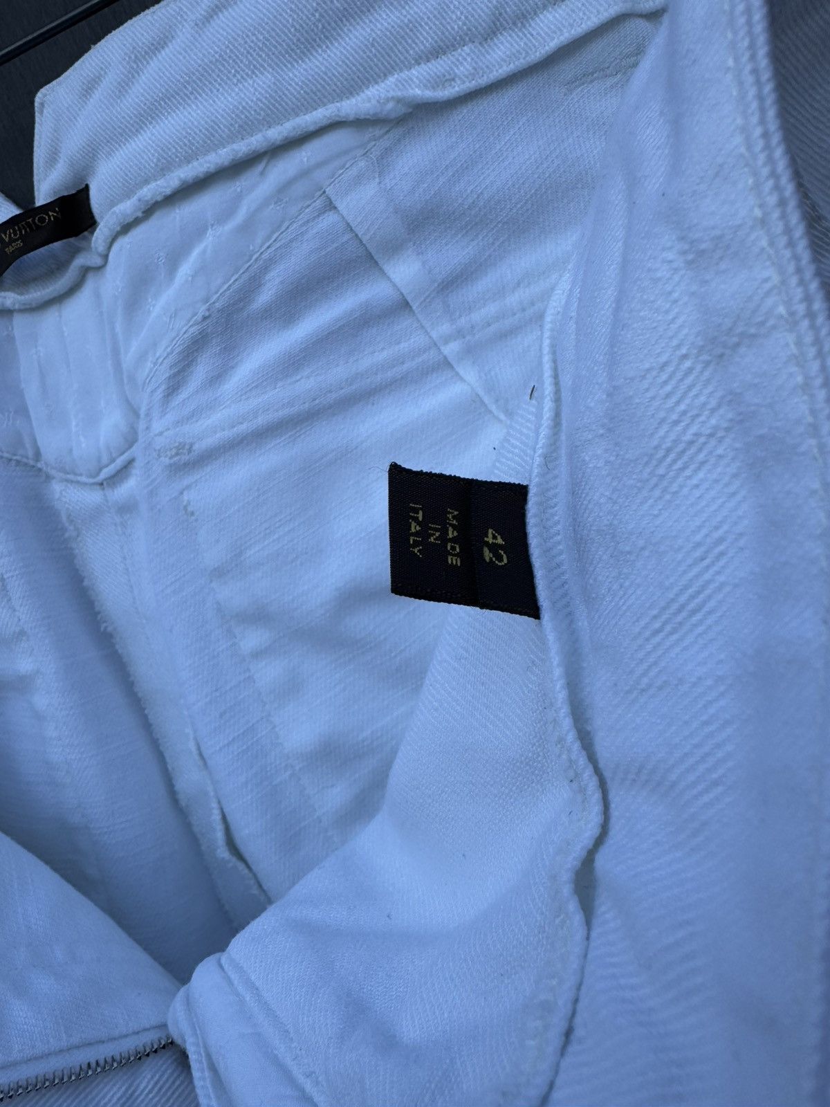 Louis Vuitton LOUIS VUITTON White Pants Size 42 Made In Italy Size 28" / US 6 / IT 42 - 15 Thumbnail