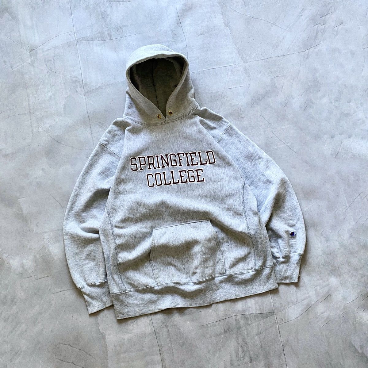 Champion 80s Champion Reverse Weave Springfield College Vtg Hoodie Size US XL / EU 56 / 4 - 1 Thumbnail