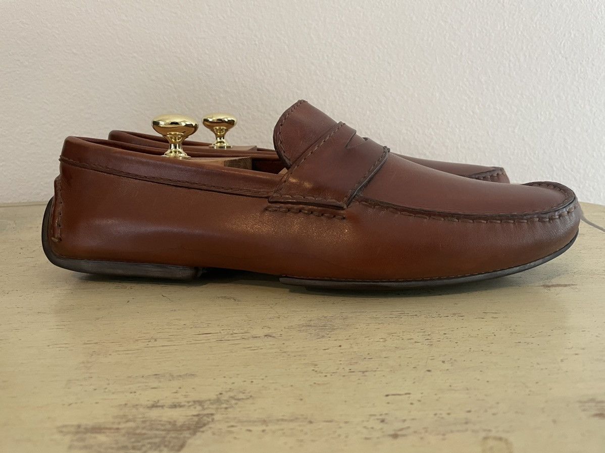 Ralph Lauren Purple Label Leather Penny Vamp Drivers Size US 11.5 / EU 44-45 - 3 Thumbnail