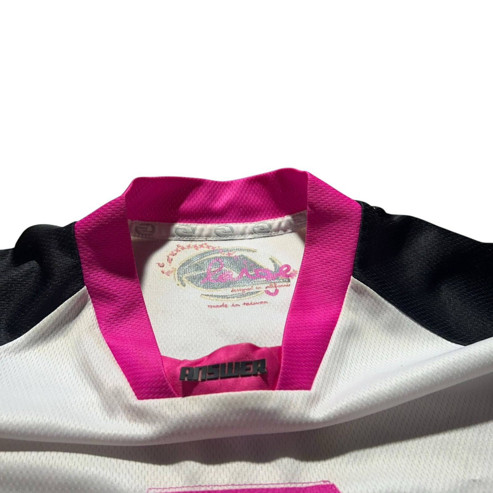 Fox Racing × Yamaha Answer Racing Y2K Pink Black White MX Jersey Size L / US 10 / IT 46 - 6 Thumbnail