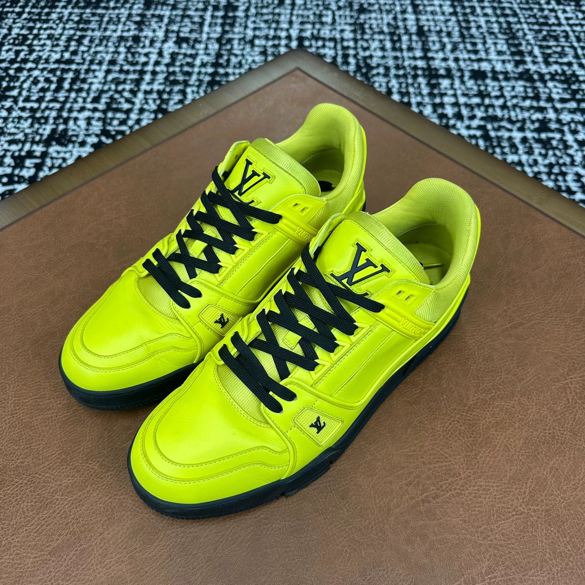 Louis Vuitton Louis Vuitton Training Yellow Lowtop Sneakers 9 Men Size US 9 / EU 42 - 1 Thumbnail
