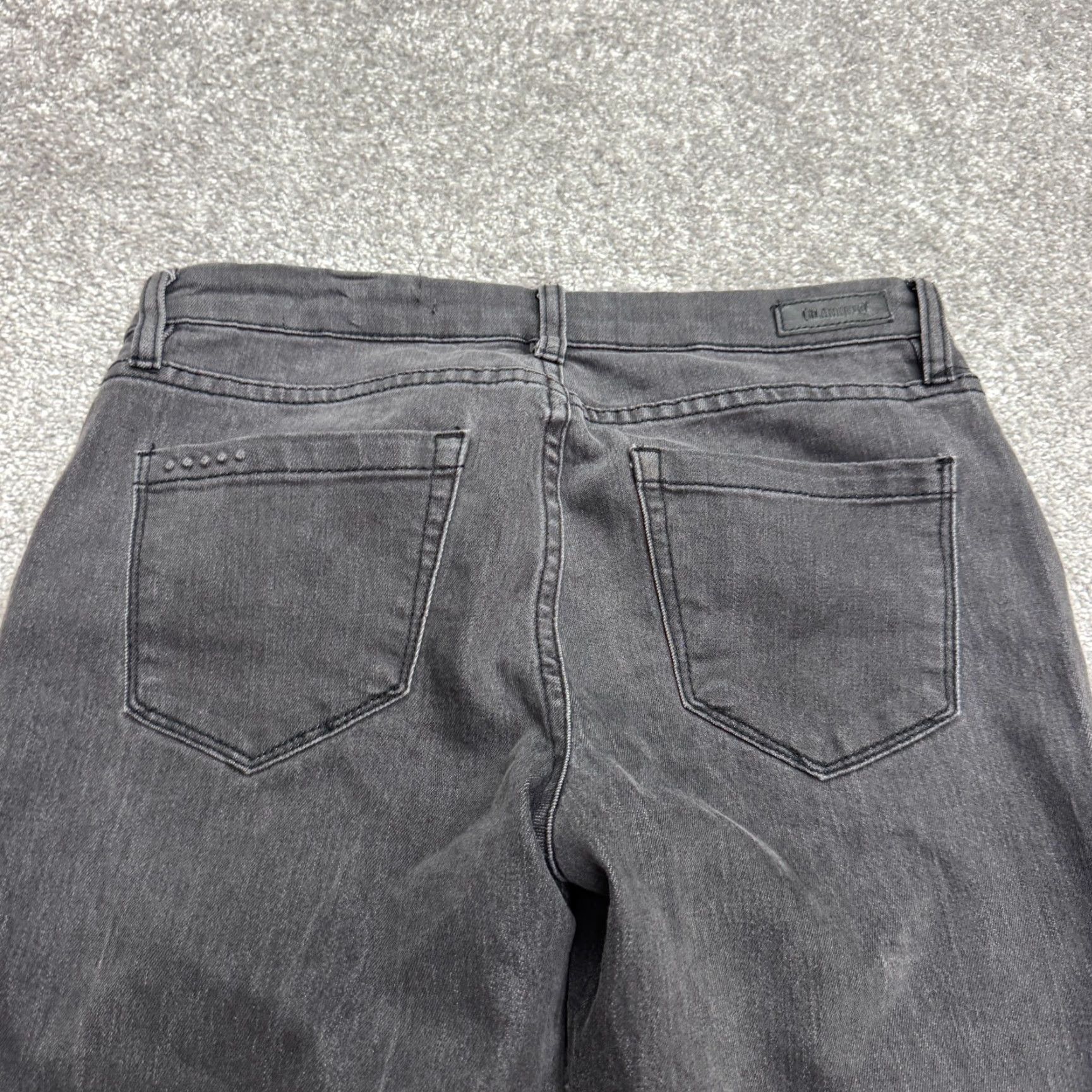 Vintage BLANKNYC Jeans Skinny City Streetwear 26 Gray Denim Women Adult Regular Inseam 28 in 5-Pocket Zipper Button Utility Size 26" / US 2 / IT 38 - 6 Thumbnail