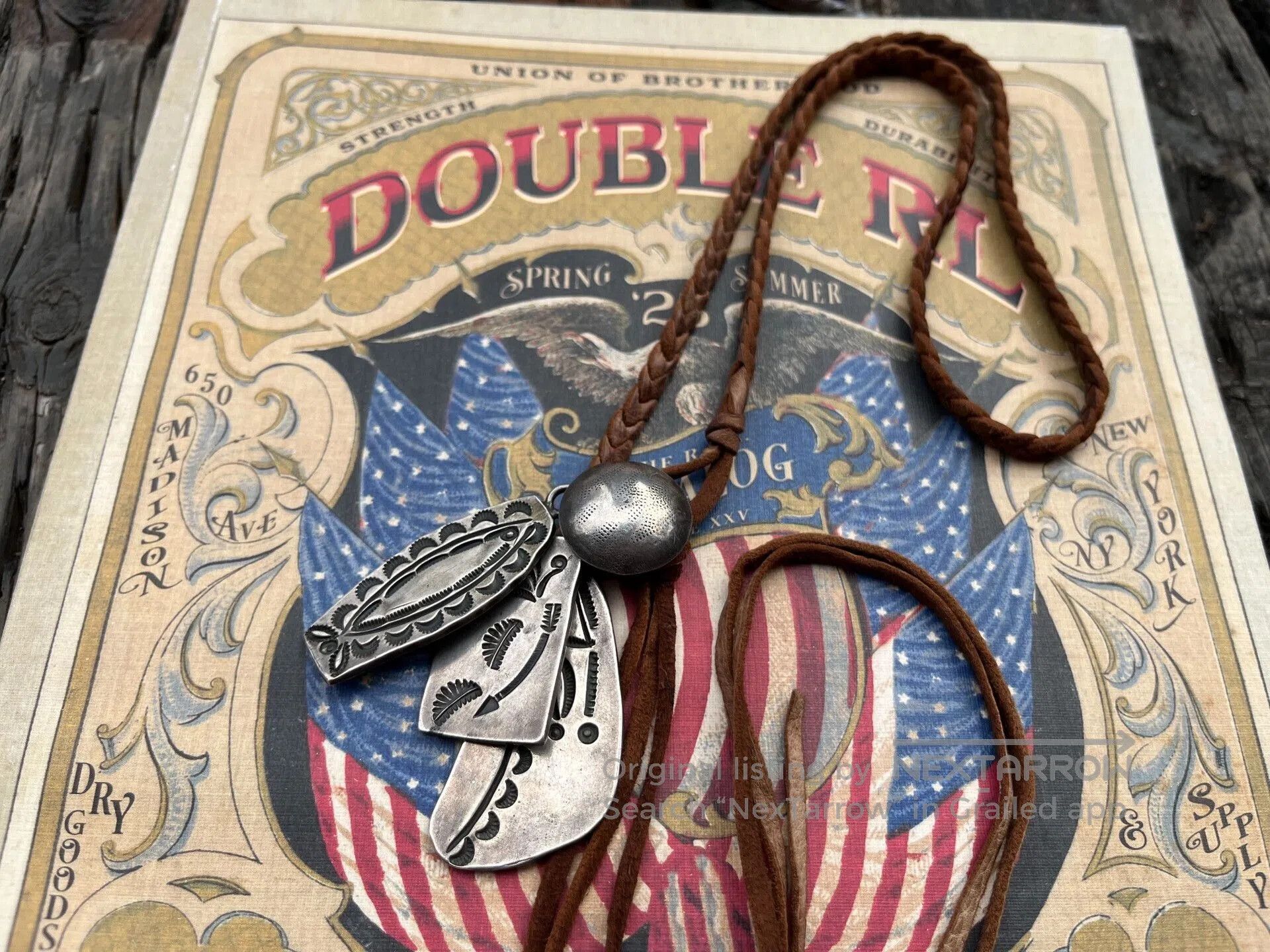 RRL Ralph Lauren rrl silver pendant necklace by Ralph Lauren. Size ONE SIZE - 2 Thumbnail