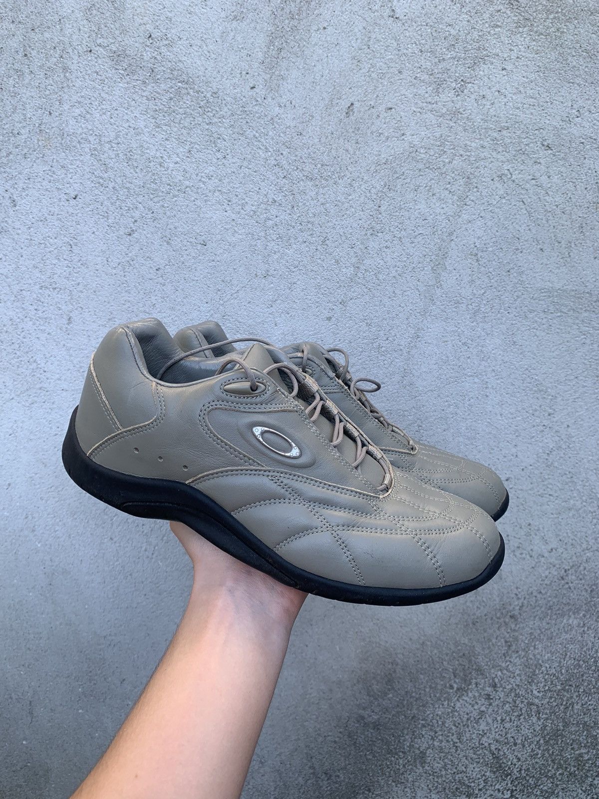 Vintage Oakley Leather Shoes Metal Logo | Gorpcore Y2K |41|