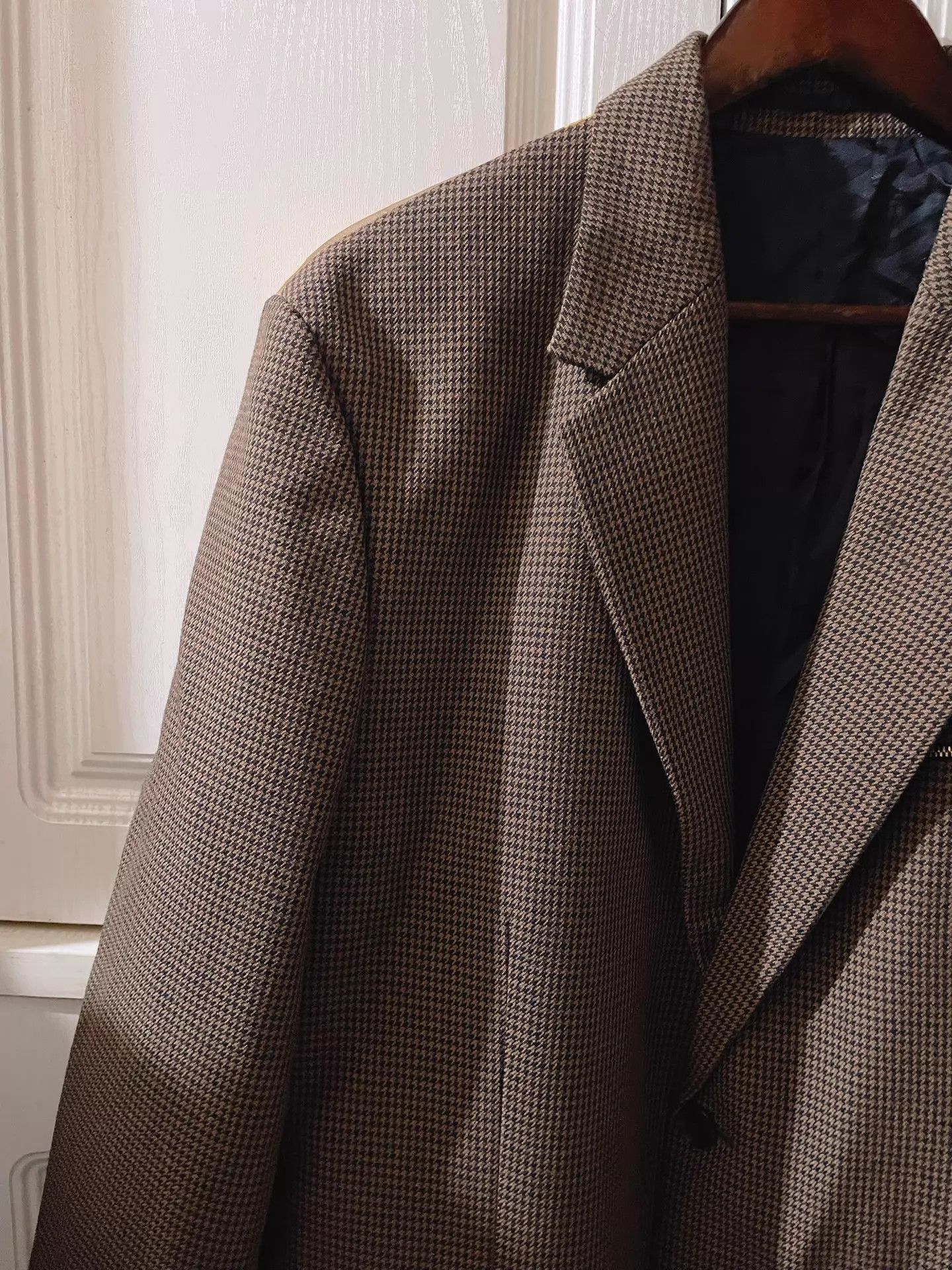 Versace Versace Baroque Check Wool Silk Tailored Blazer Size 50 (L) Size US M / EU 48-50 / 2 - 4 Thumbnail
