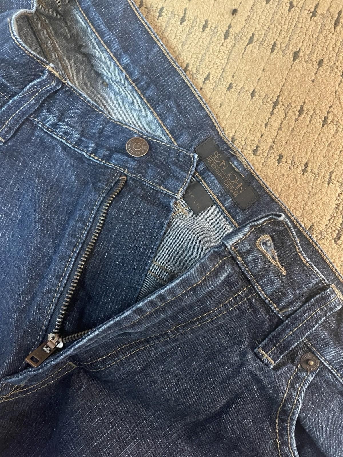 Sean John Sean John Diddy Jeans 34x32 Denim Loose Baggy Y2K Distressed Size US 34 / EU 50 - 3 Thumbnail
