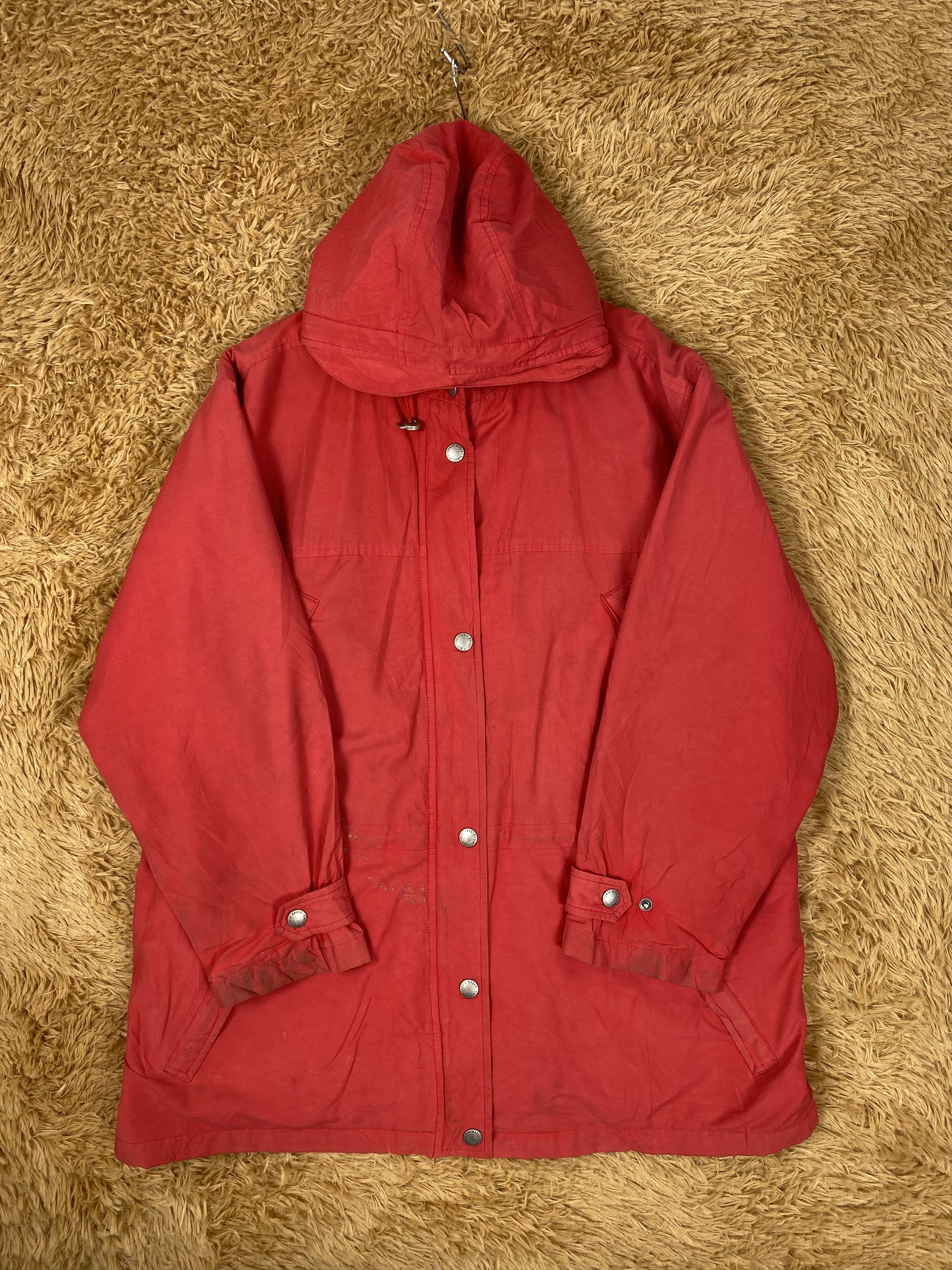 Eddie Bauer Vintage Eddie Bauer Red Hoodie Fleece Lining Parkas J2110 Size US L / EU 52-54 / 3 - 4 Thumbnail