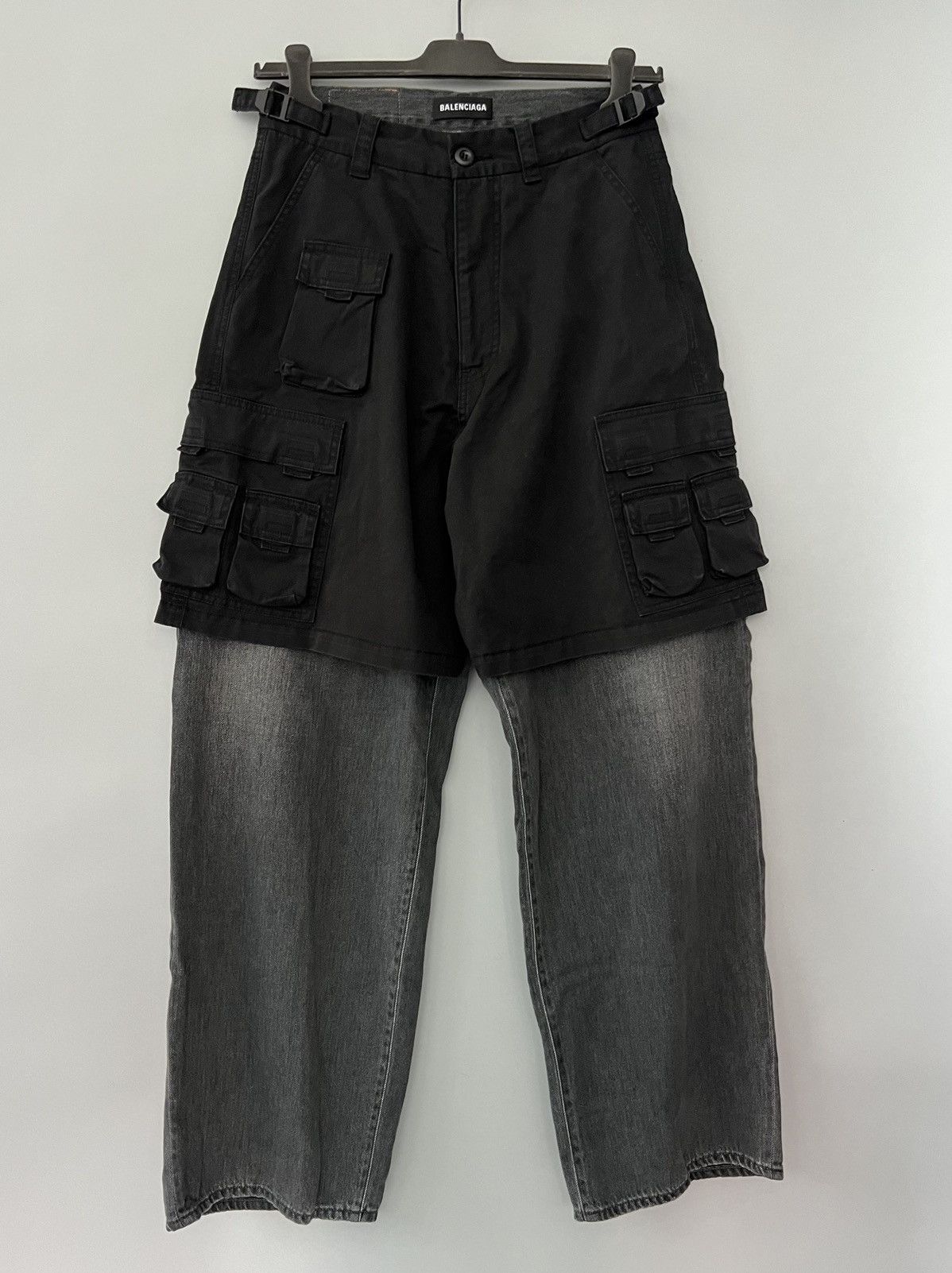 Balenciaga Balenciaga FW21 Afterworld Hybrid Cargo Pants Size US 31 - 3 Thumbnail