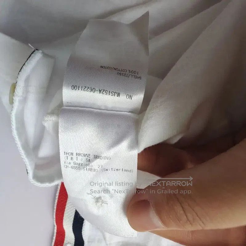 Thom Browne Thom Browne Women's White Cotton T-Shirt . Size S / US 4 / IT 40 - 6 Thumbnail