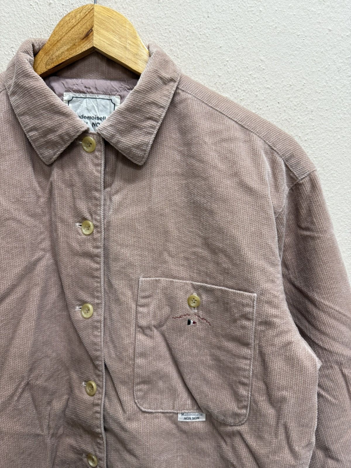 Mademoiselle Non Non Mademoiselle Non Non Quilted Lined Cudroy Button up Shirt Size US S / EU 44-46 / 1 - 14 Thumbnail