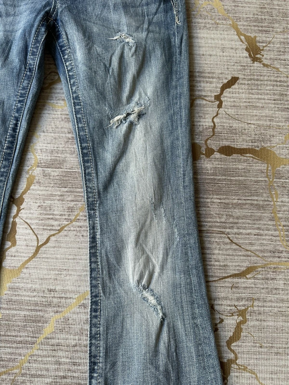 Miss Me FLARE Miss Me Distressed Swaroski Design Jeans Size 28" / US 6 / IT 42 - 10 Thumbnail