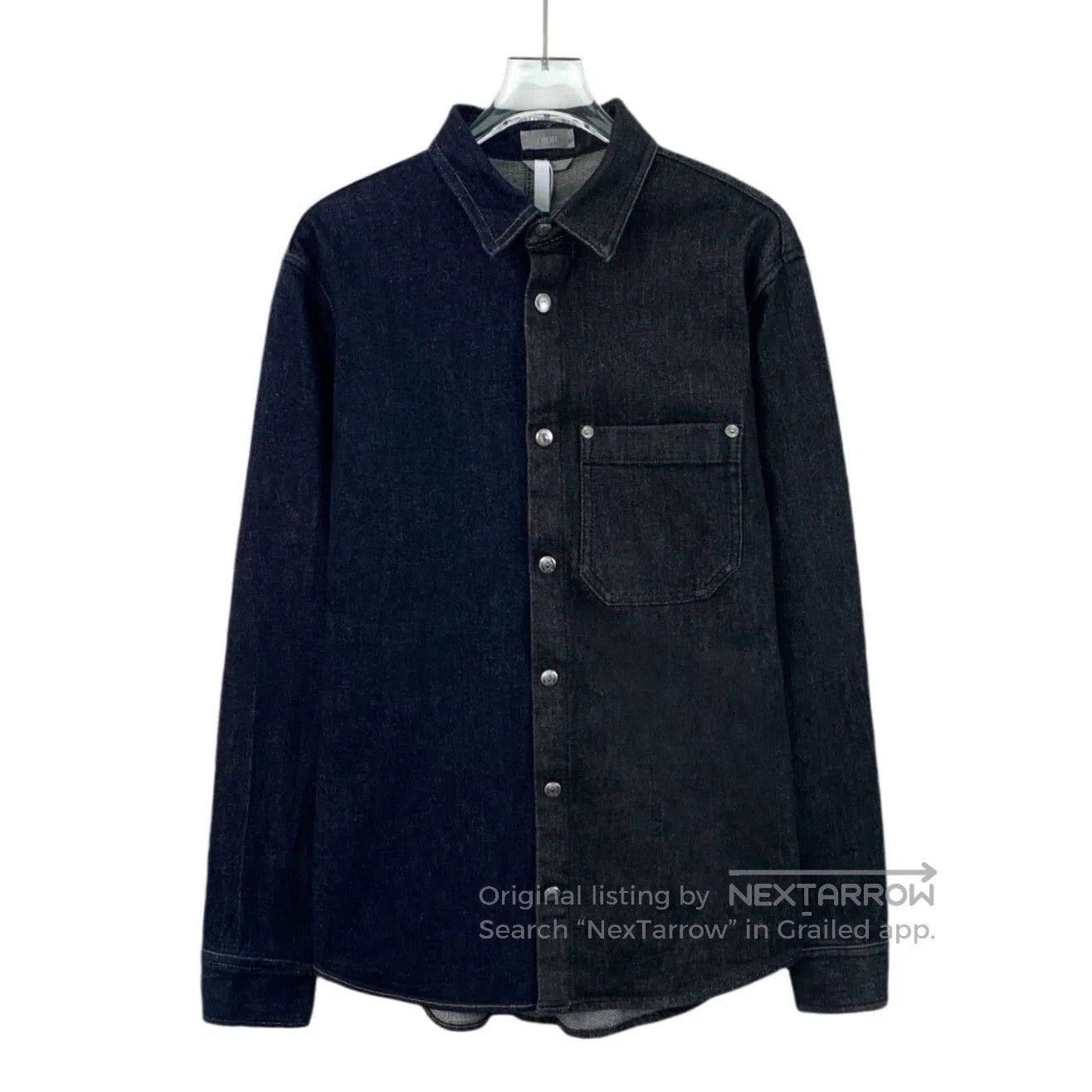 Dior dior color-block cotton long sleeve shirt. Size US M / EU 48-50 / 2 - 1 Thumbnail