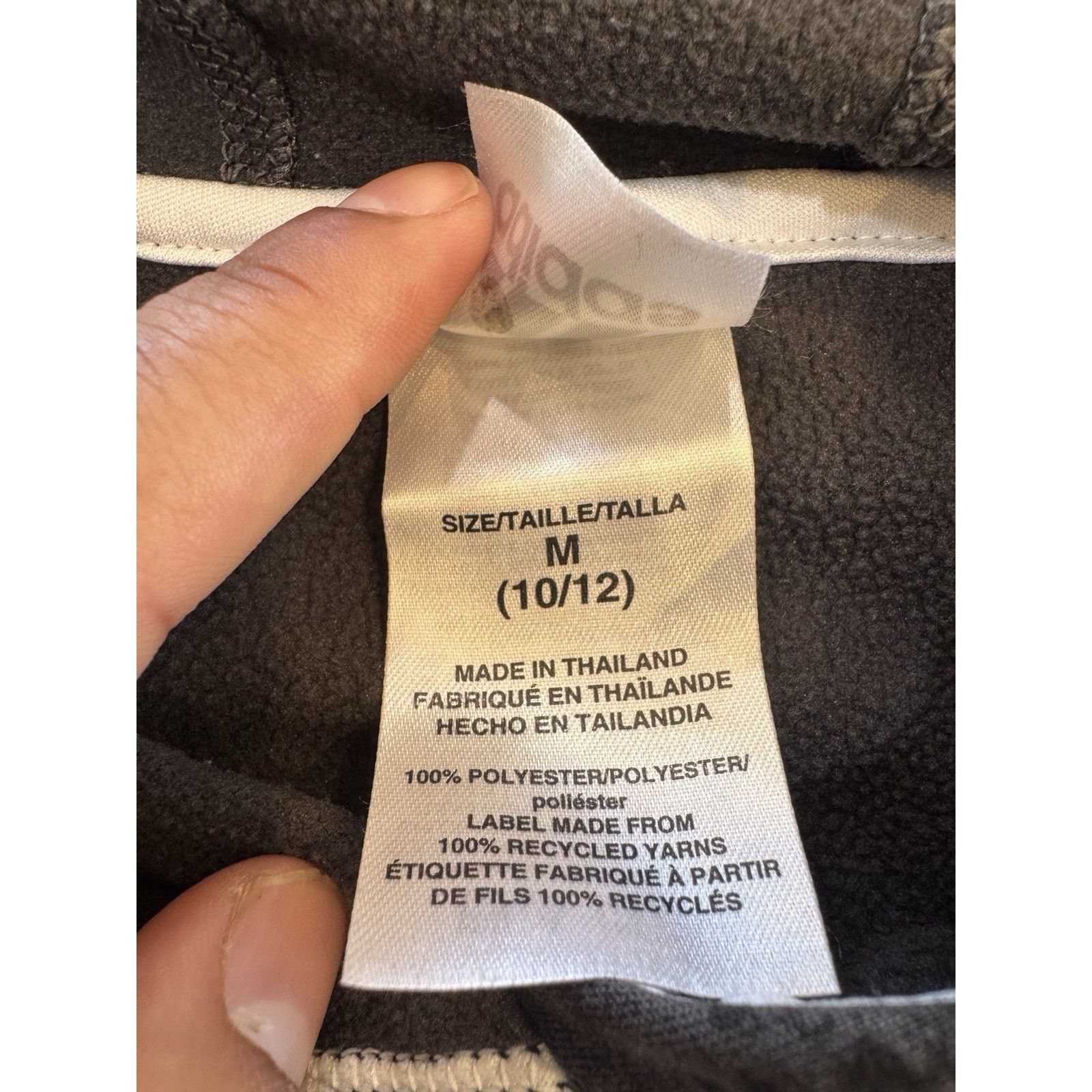 Adidas Boys Adidas Fleece Logo Gray Black Camo Hoodie M (10-12) Size US M / EU 48-50 / 2 - 7 Thumbnail