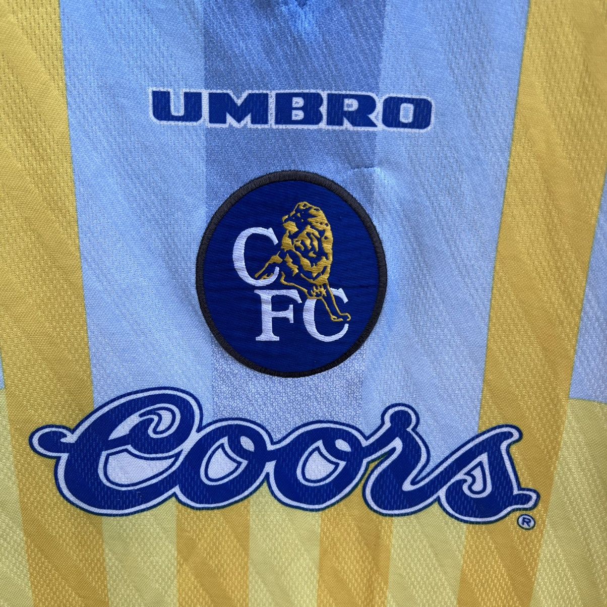 Chelsea Soccer CHELSEA LONDON 1996/1997 AWAY FOOTBALL SOCCER SHIRT JERSEY Size US XL / EU 56 / 4 - 4 Thumbnail