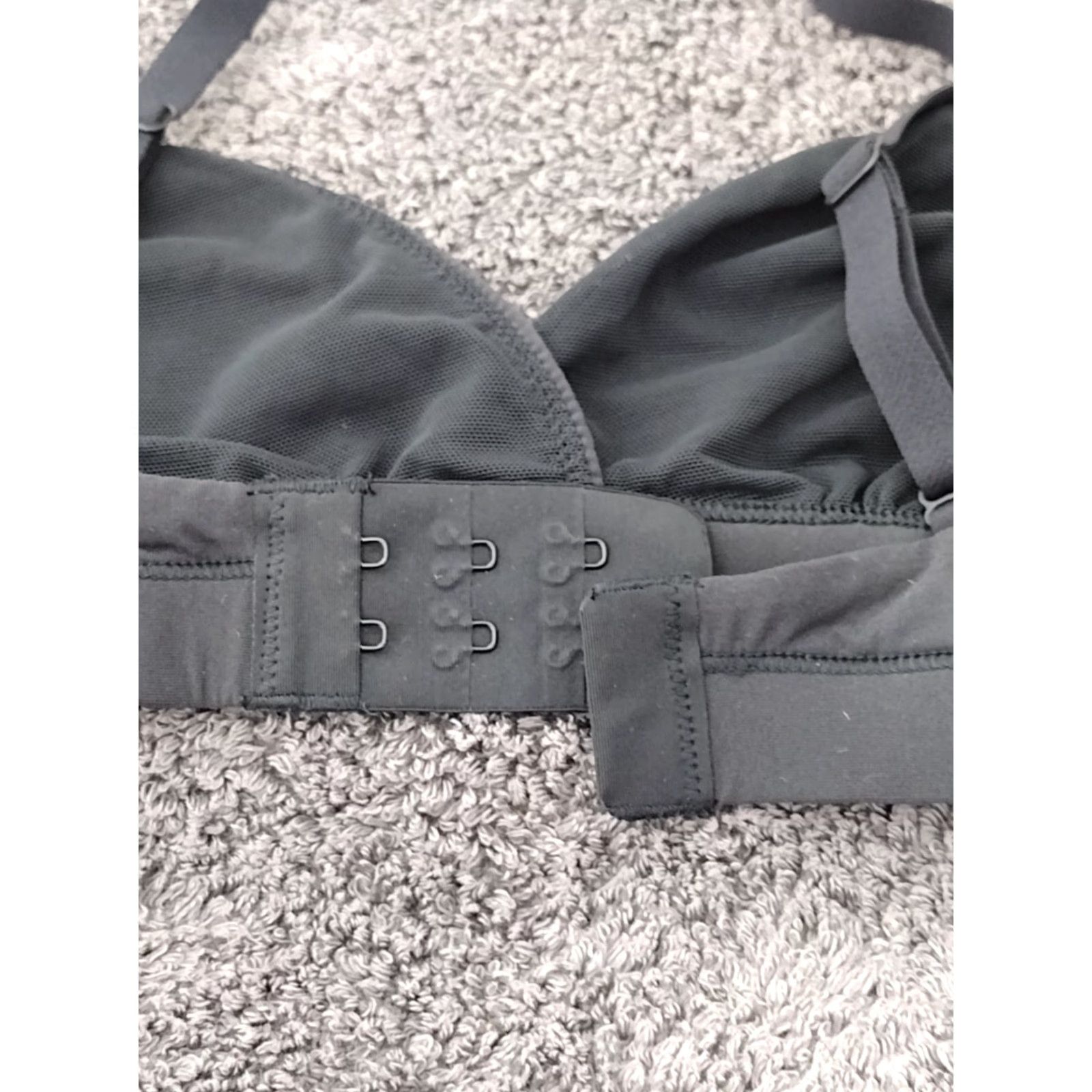 SKIMS SKIMS Bralette Shirt XS Onyx Crossover Fits Everybody One Size Spaghetti Strap Wireless Hook & Eye Size ONE SIZE - 3 Thumbnail