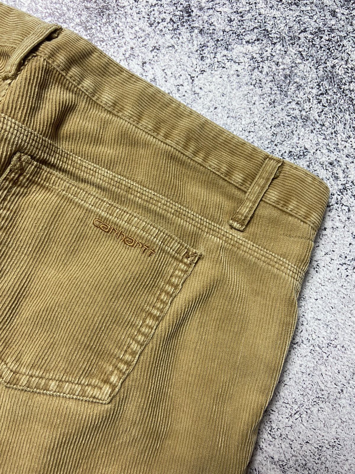 Carhartt × Vintage Vintage Carhartt Velvet Pants Rare Skate Rap Style Street Size US 31 - 4 Thumbnail