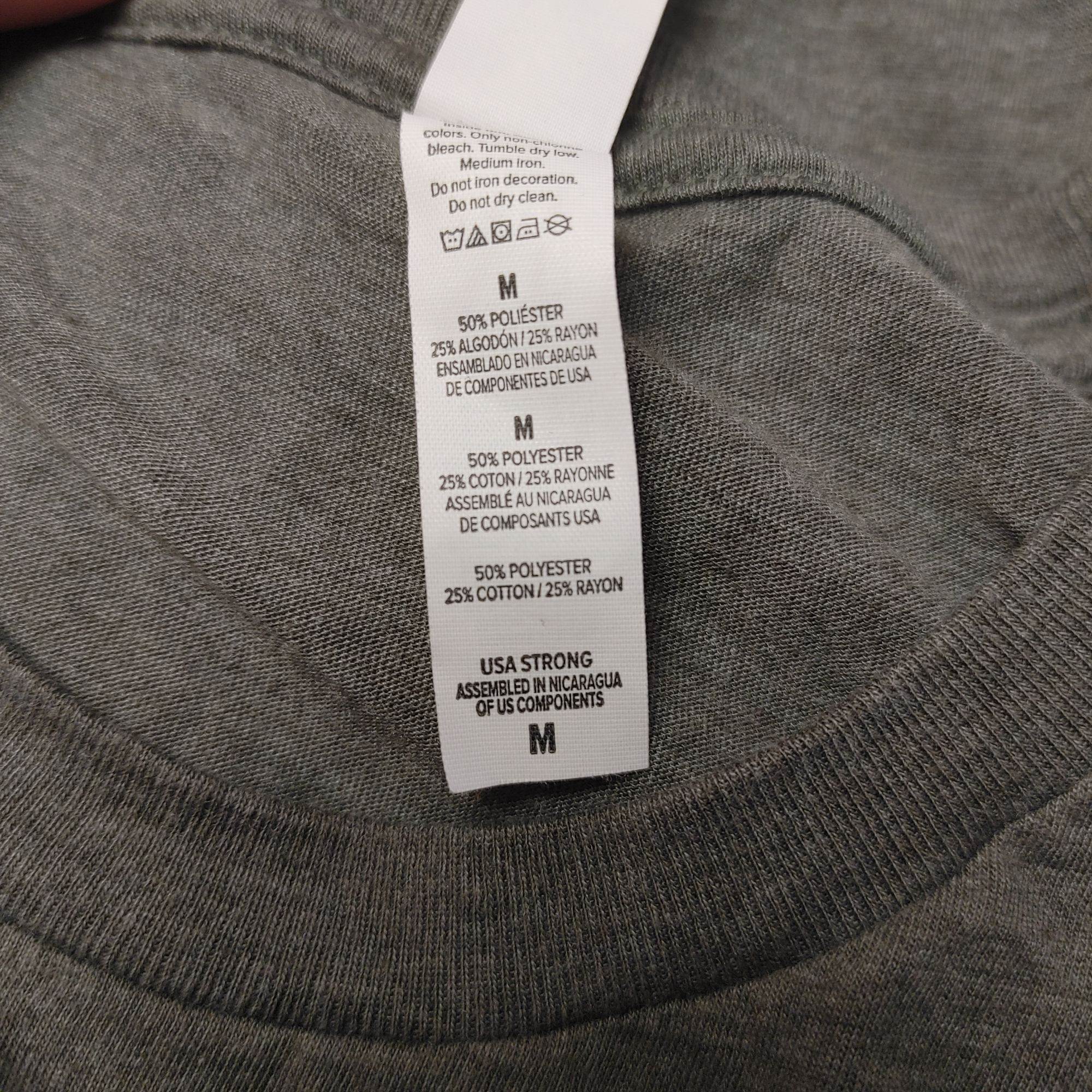 Other Canvas Bella-Canvas Men's Gray Basic Tee Medium Size US M / EU 48-50 / 2 - 4 Thumbnail