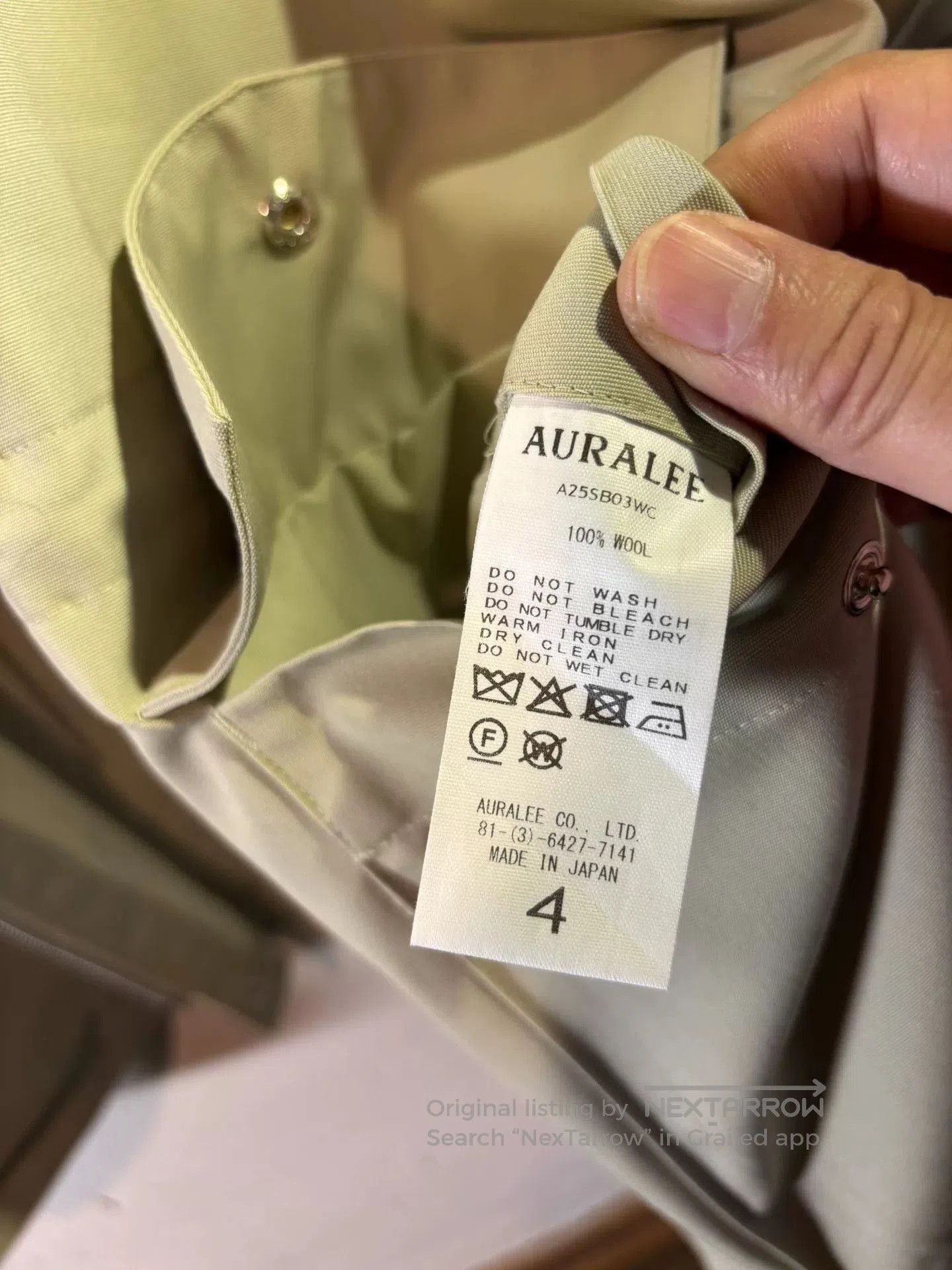 Auralee Auralee 25SS Wool High Neck Blouson. Size US XL / EU 56 / 4 - 9 Thumbnail