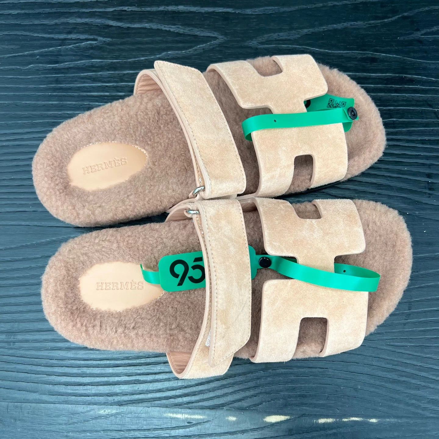 Hermes Hermes Chypre Brown Slippers 39 Size US 8 / IT 38 - 3 Thumbnail