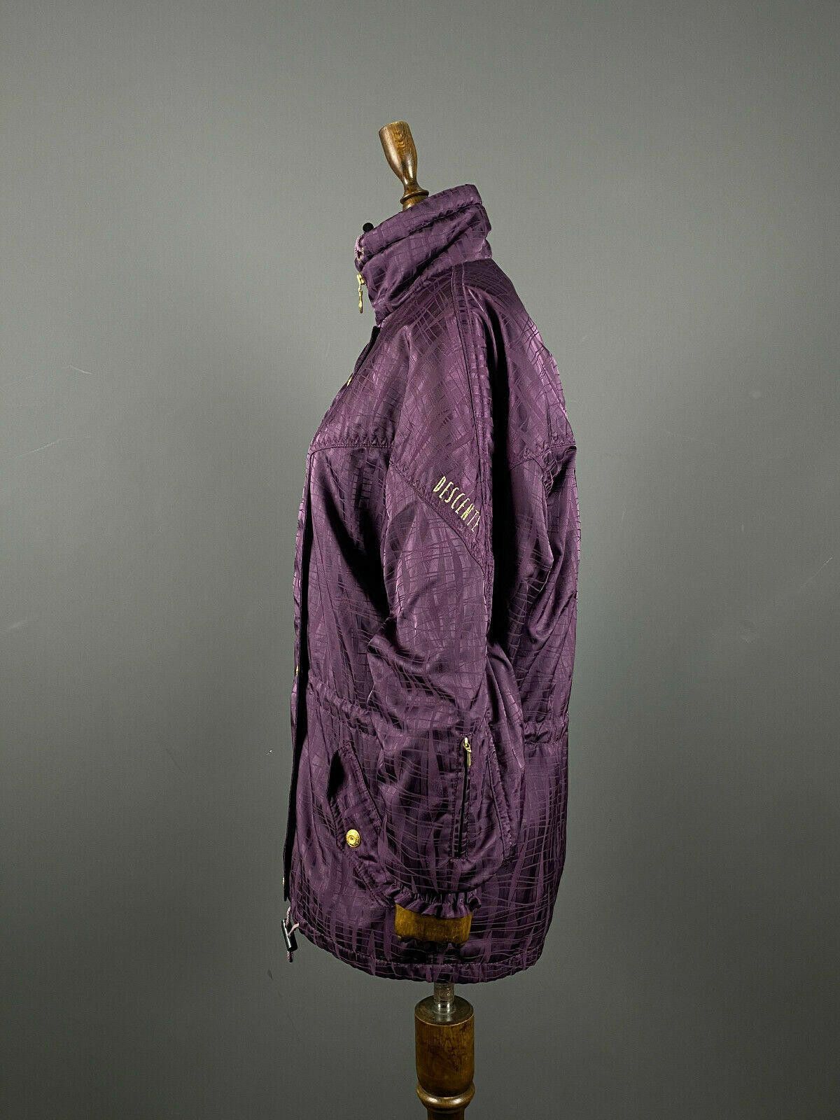 Descente Ladies Descente Purple Vintage Ski Jacket Size F38 USA8 Size M / US 6-8 / IT 42-44 - 5 Thumbnail
