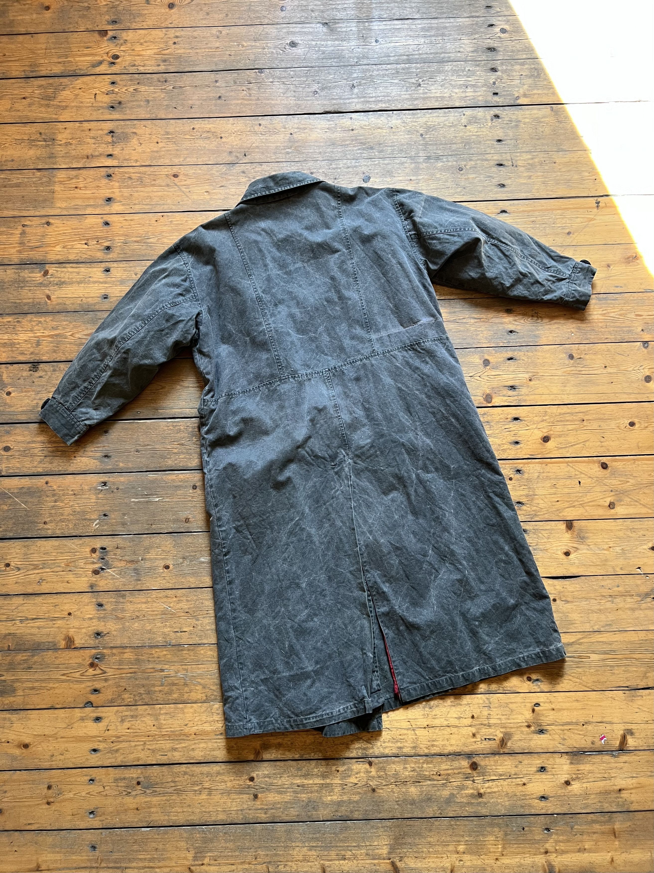 Japanese Brand Vintage Heavy Canvas Denim Baggie Coat 1990s Size US M / EU 48-50 / 2 - 3 Thumbnail