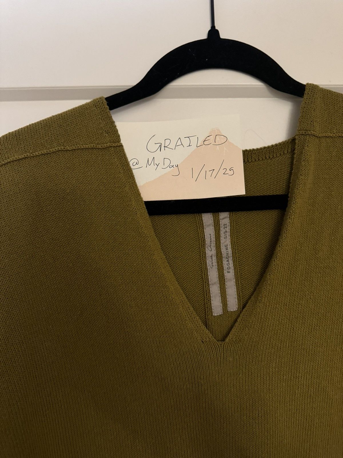 Rick Owens Rick Owens Tommy Sweater Sulphate Size US L / EU 52-54 / 3 - 7 Thumbnail