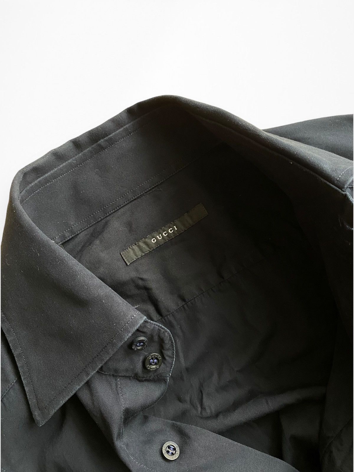 Gucci Gucci Vintage button up ls shirt Size US M / EU 48-50 / 2 - 3 Thumbnail