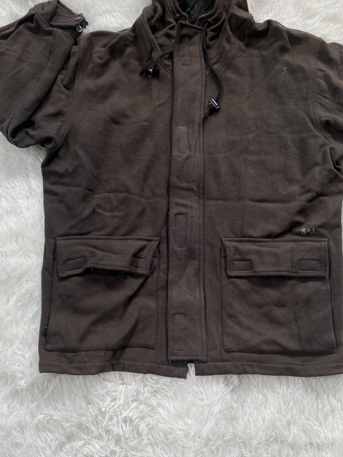 Stussy VINTAGE STUSSY N.Y.L.T.L.A WOOL HOODED JACKET Size US XL / EU 56 / 4 - 6 Thumbnail